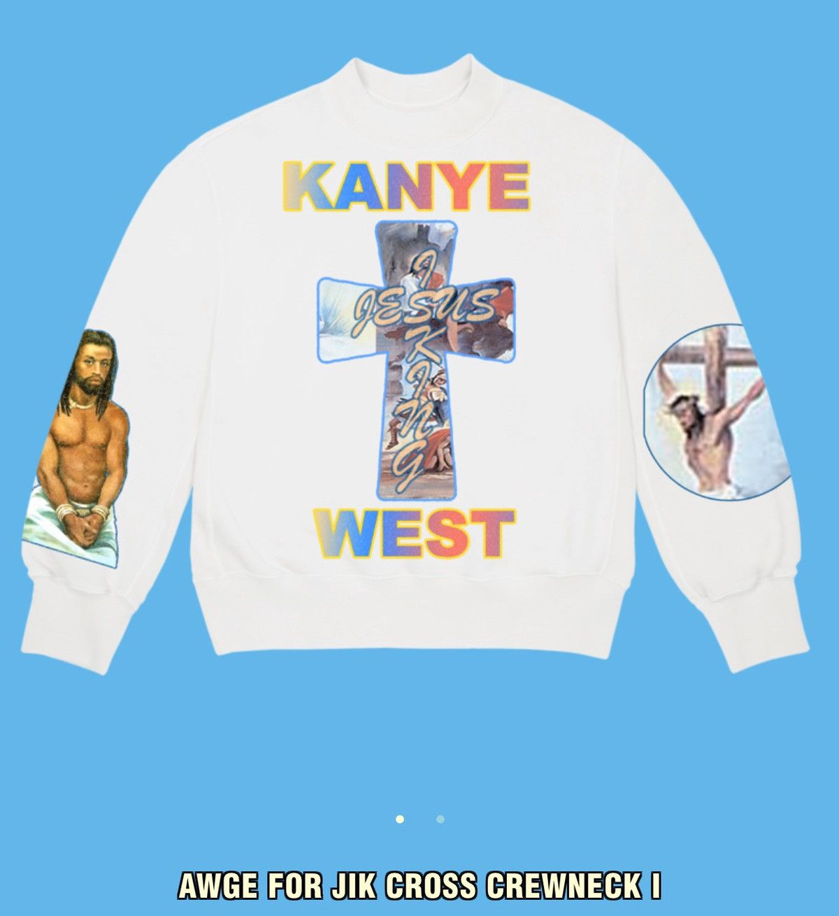 West Kanye West Awge For Jesus Is King Sunday Service Saint Crew T-Shirts, Hoodie, Sweatshirt | PodTeesHub.com