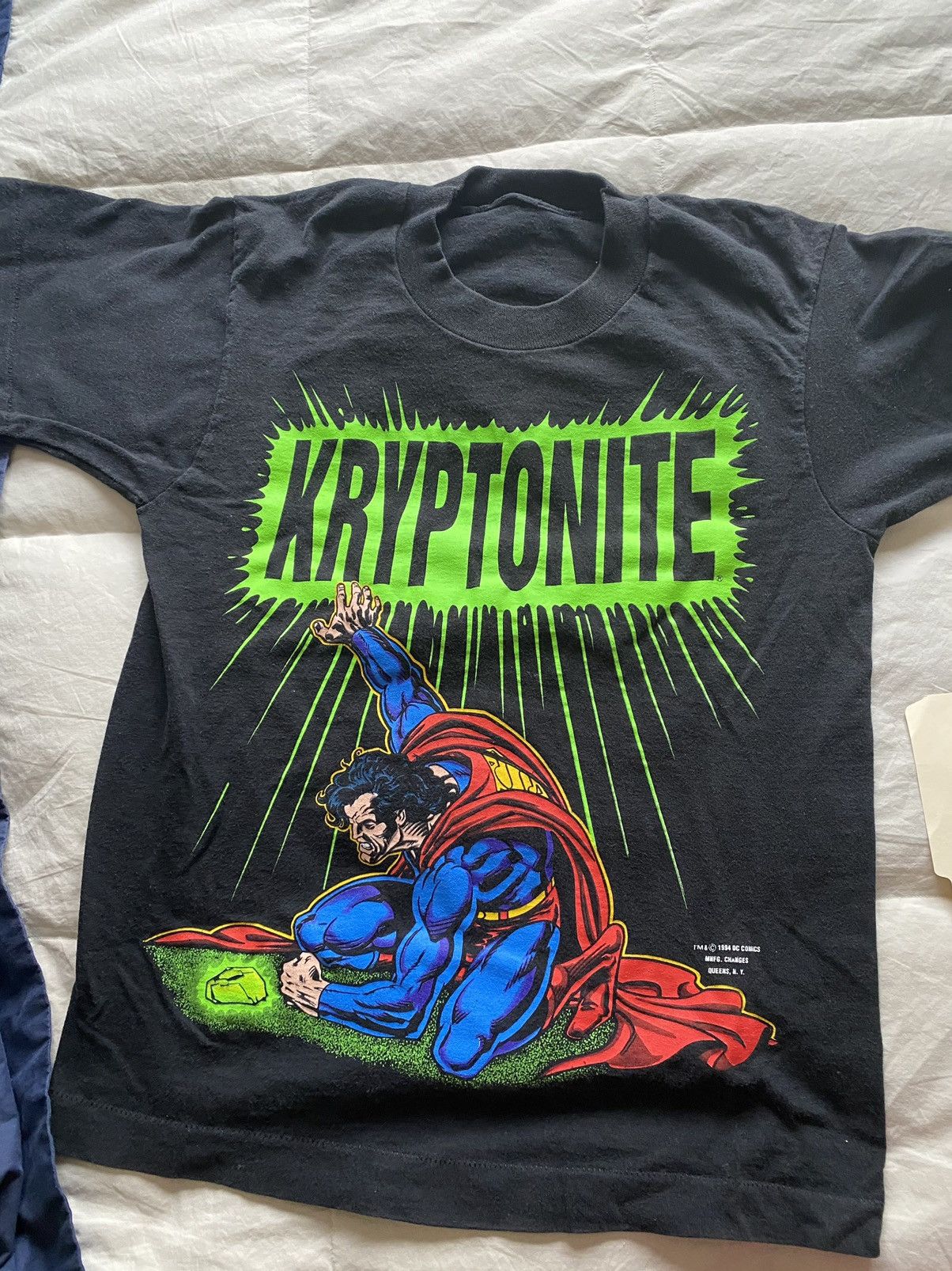 Vintage Superman 1994 Kryptonite T Shirt Hoodie, Sweatshirt | PodTeesHub.com