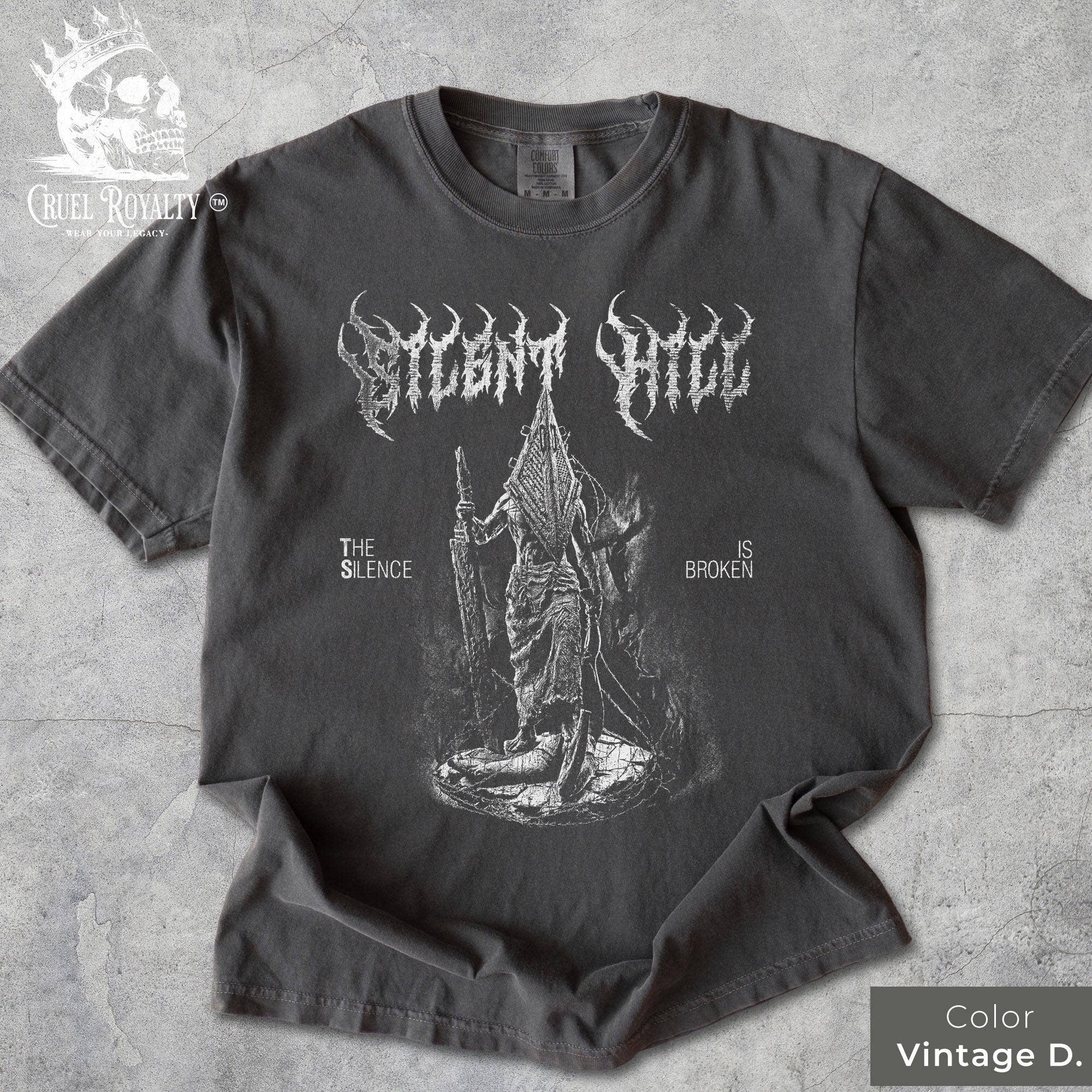 Silent Hill 2 Pyramid Head Retro Horror Game Tee Hoodie, Sweatshirt | PodTeesHub.com