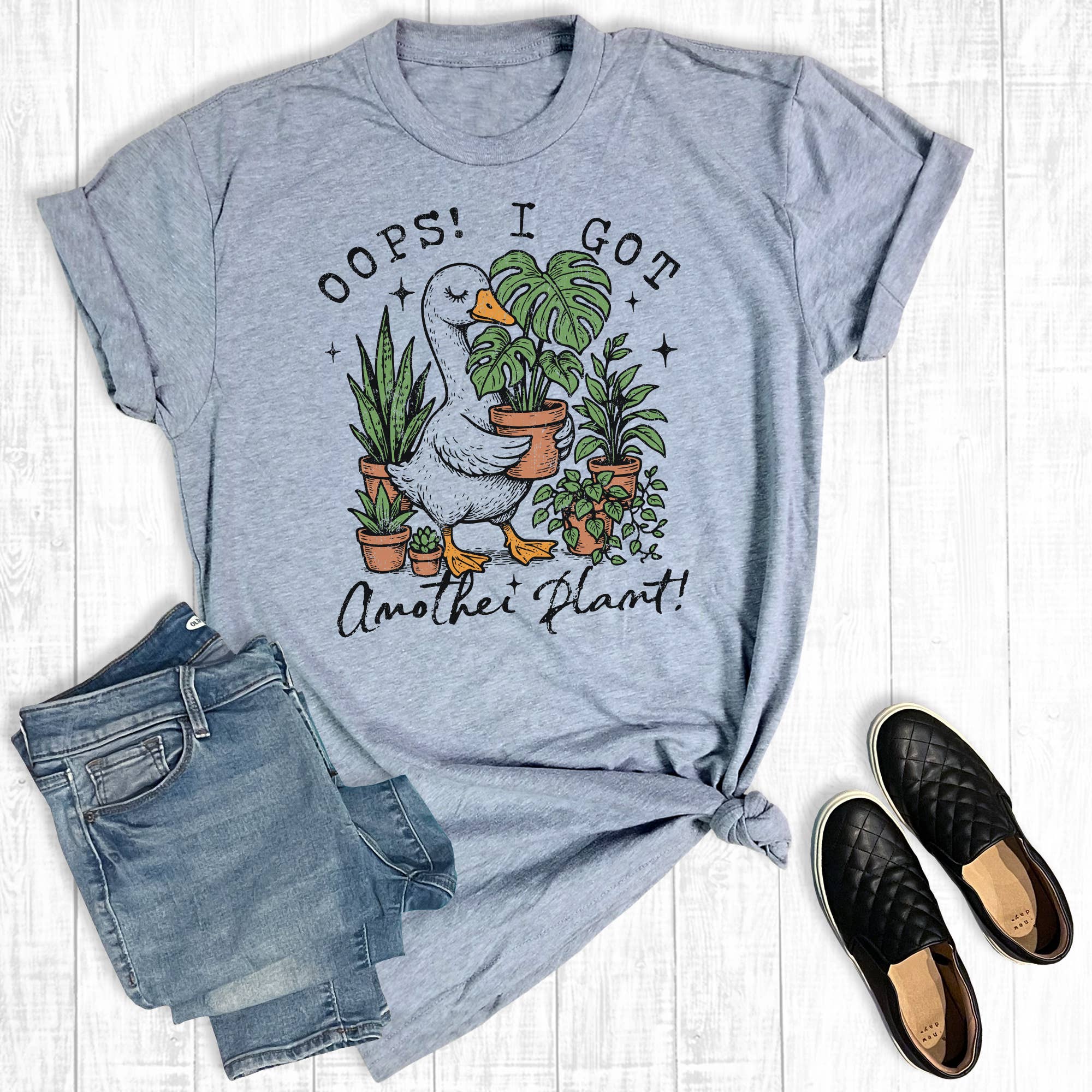 Funny Oops I Got Another Plant Graphic Tee Hoodie, Sweatshirt | PodTeesHub.com