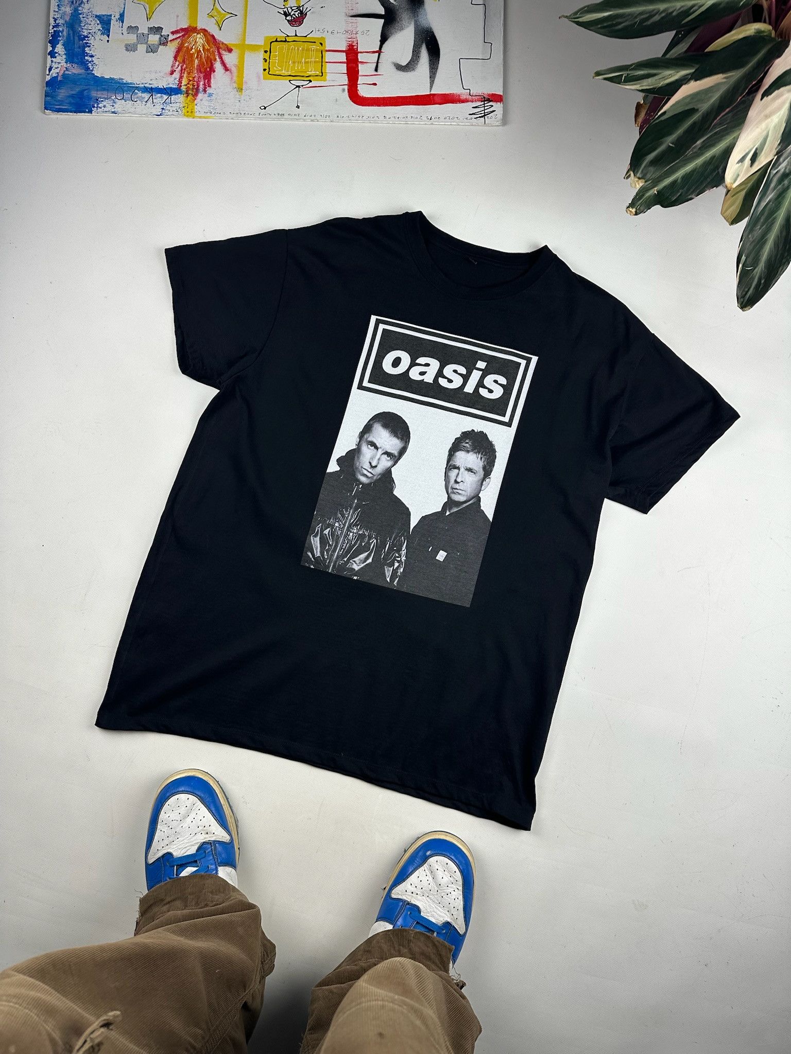 Band Tees Vtg Oasis Liam Gallagher In Cp Company Britpop Band Hoodie, Sweatshirt | PodTeesHub.com