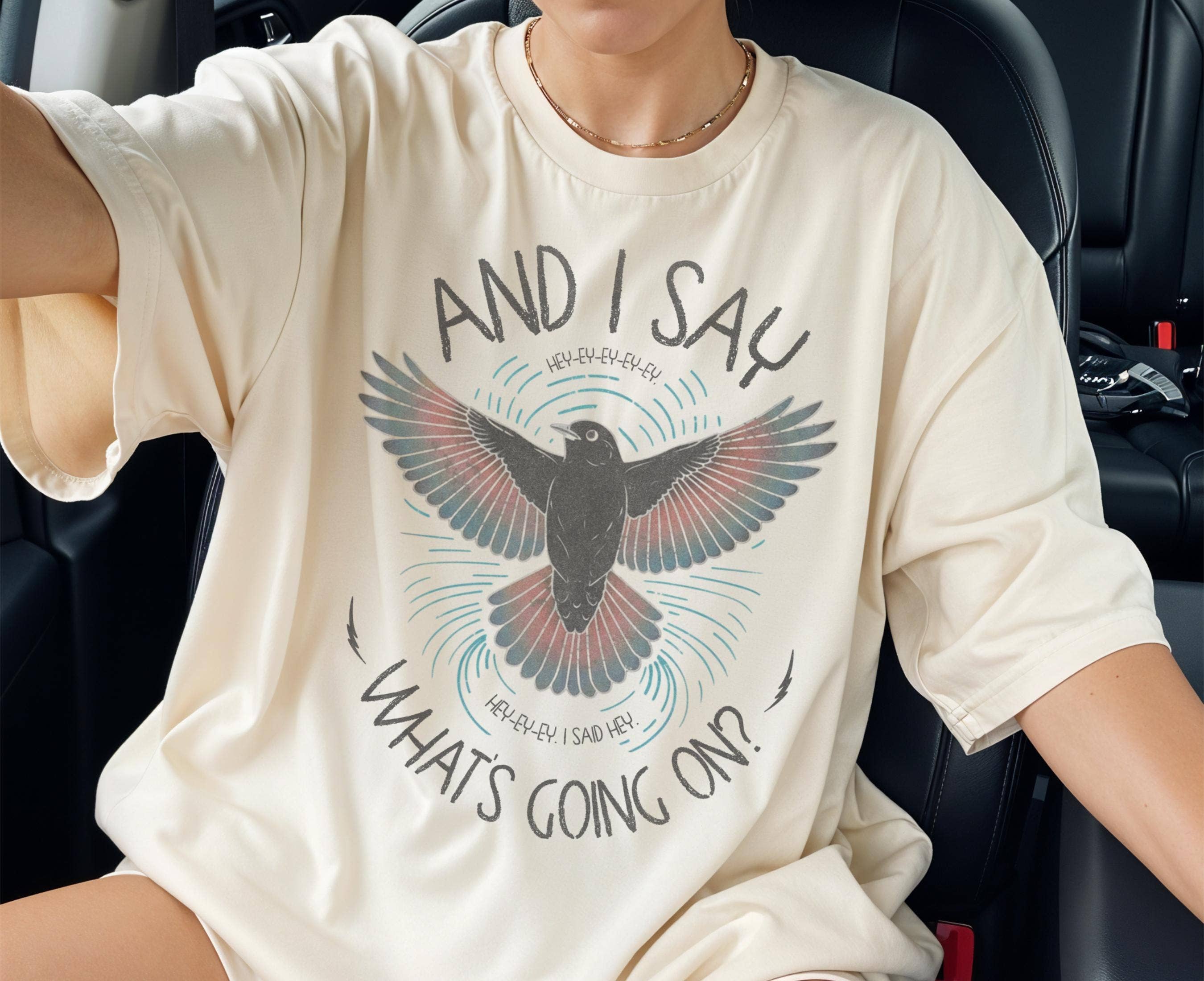Vintage 4 Non Blondes Song Lyrics Rock Band Tee Hoodie, Sweatshirt | PodTeesHub.com
