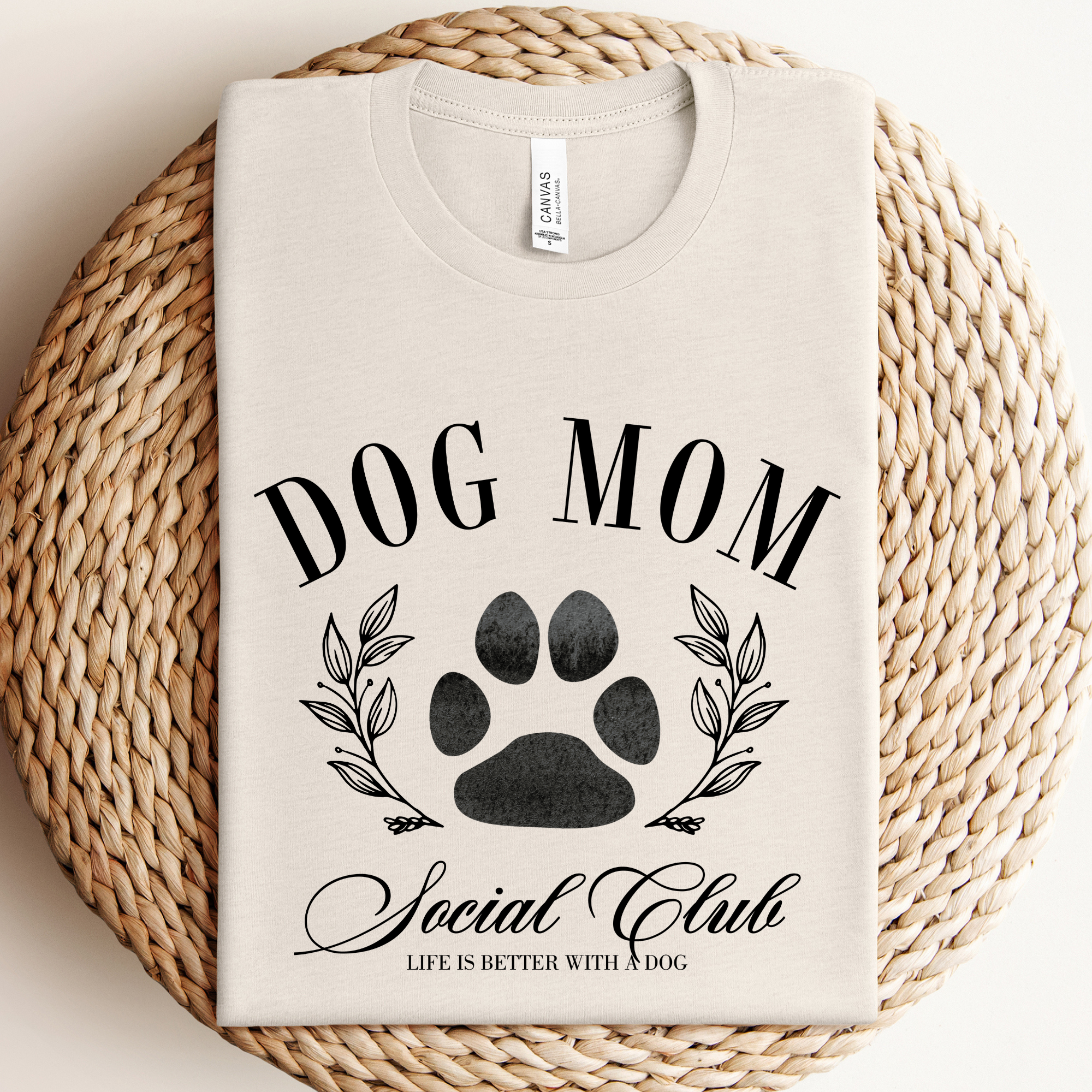 Dog Mom Social Club Graphic Tee Hoodie, Sweatshirt | PodTeesHub.com