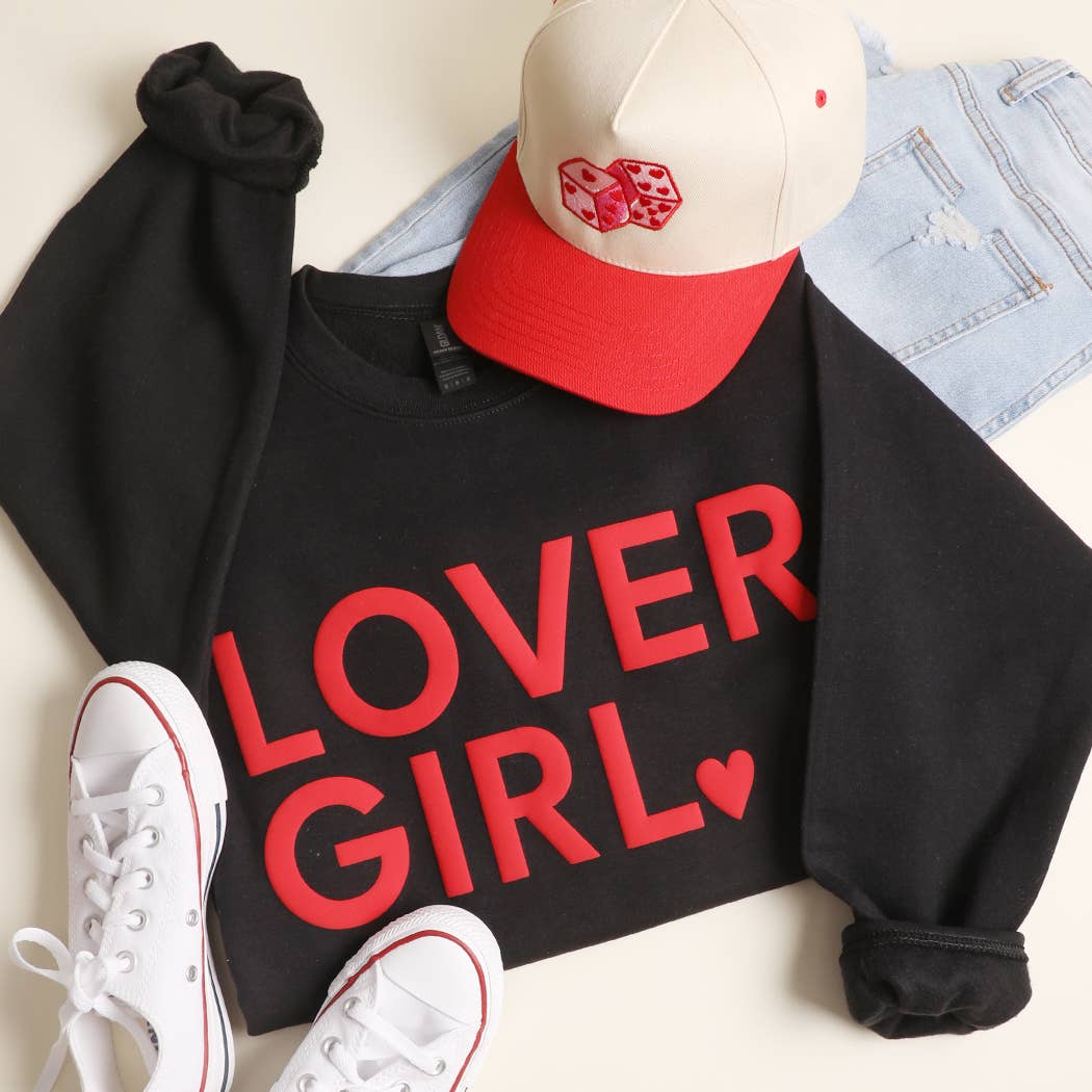 Lover Girl Puff Heavyweight Sweatshirt T-Shirts, Hoodie | PodTeesHub.com