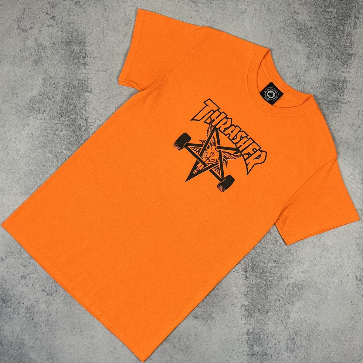 Vintage Thrasher Pentagram Big Logo Y2k Tee 90 S Hoodie, Sweatshirt | PodTeesHub.com