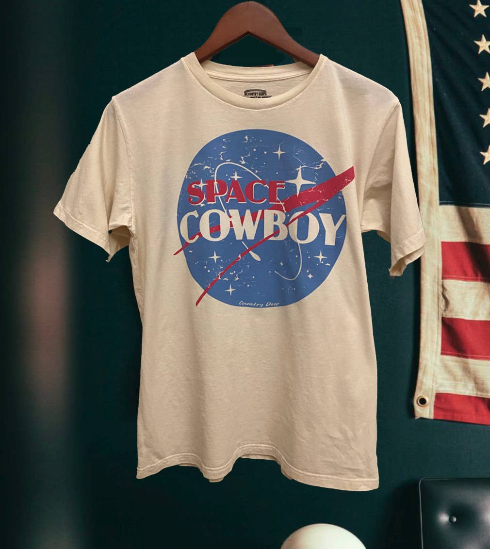 Space Cowboy Relaxed Unisex Tee Hoodie, Sweatshirt | PodTeesHub.com