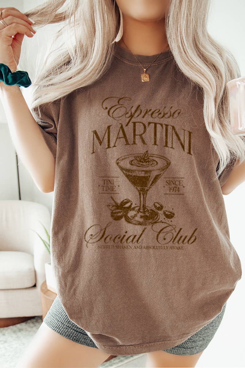 Espresso Martini Social Club Vintage  Graphic Tee Hoodie, Sweatshirt | PodTeesHub.com