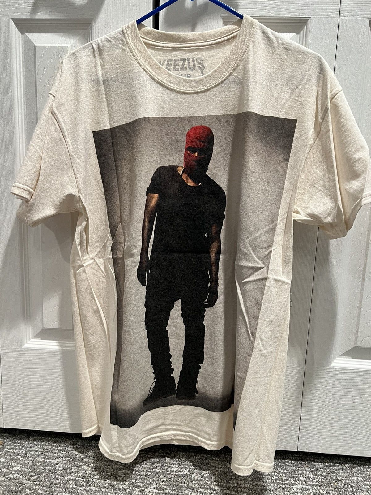Kanye West New Rare 2013 Yeezus Tour Merch Off White Sz Large T-Shirts, Hoodie, Sweatshirt | PodTeesHub.com