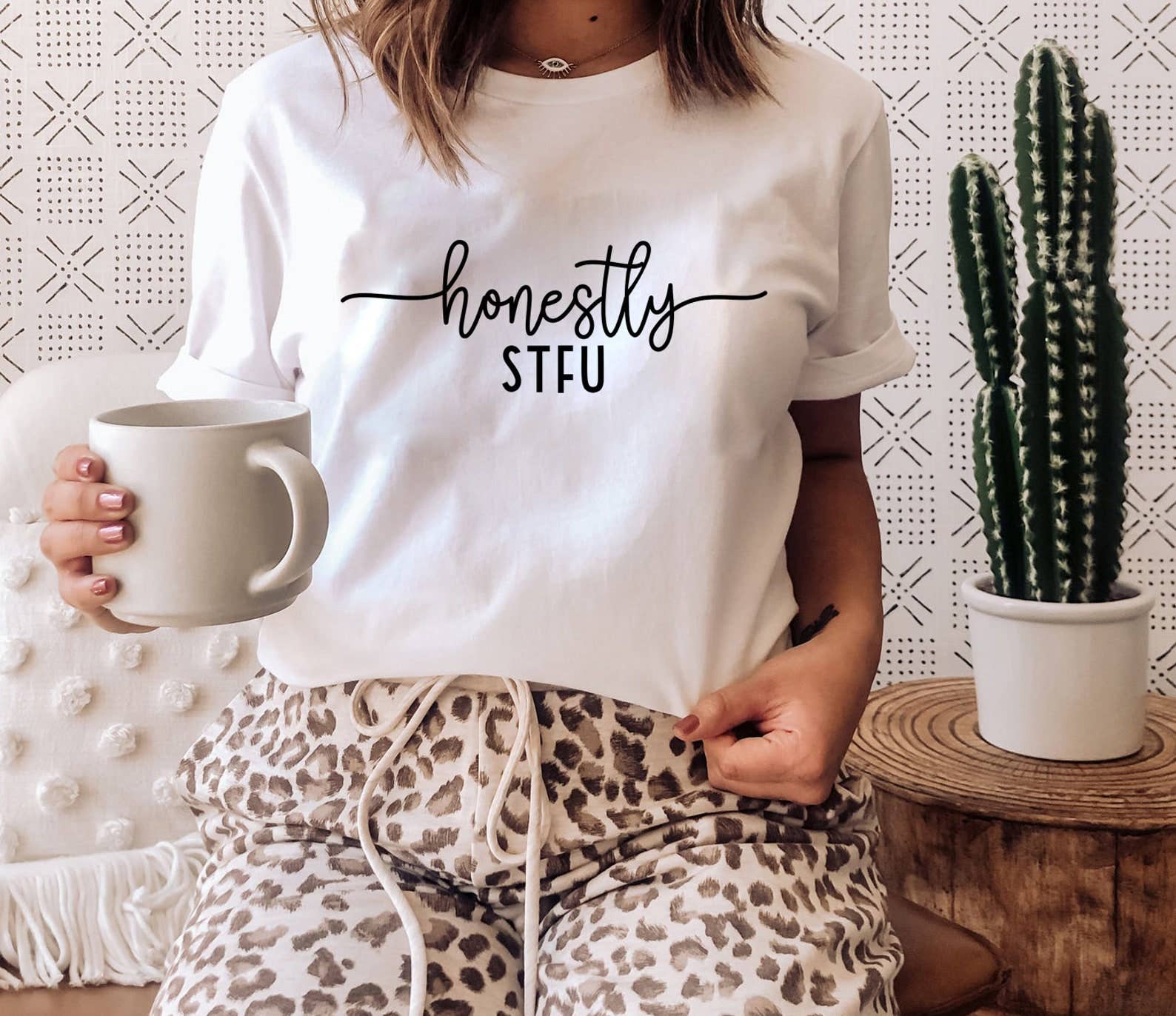 Honestly Stfu T-Shirt Hoodie, Sweatshirt | PodTeesHub.com