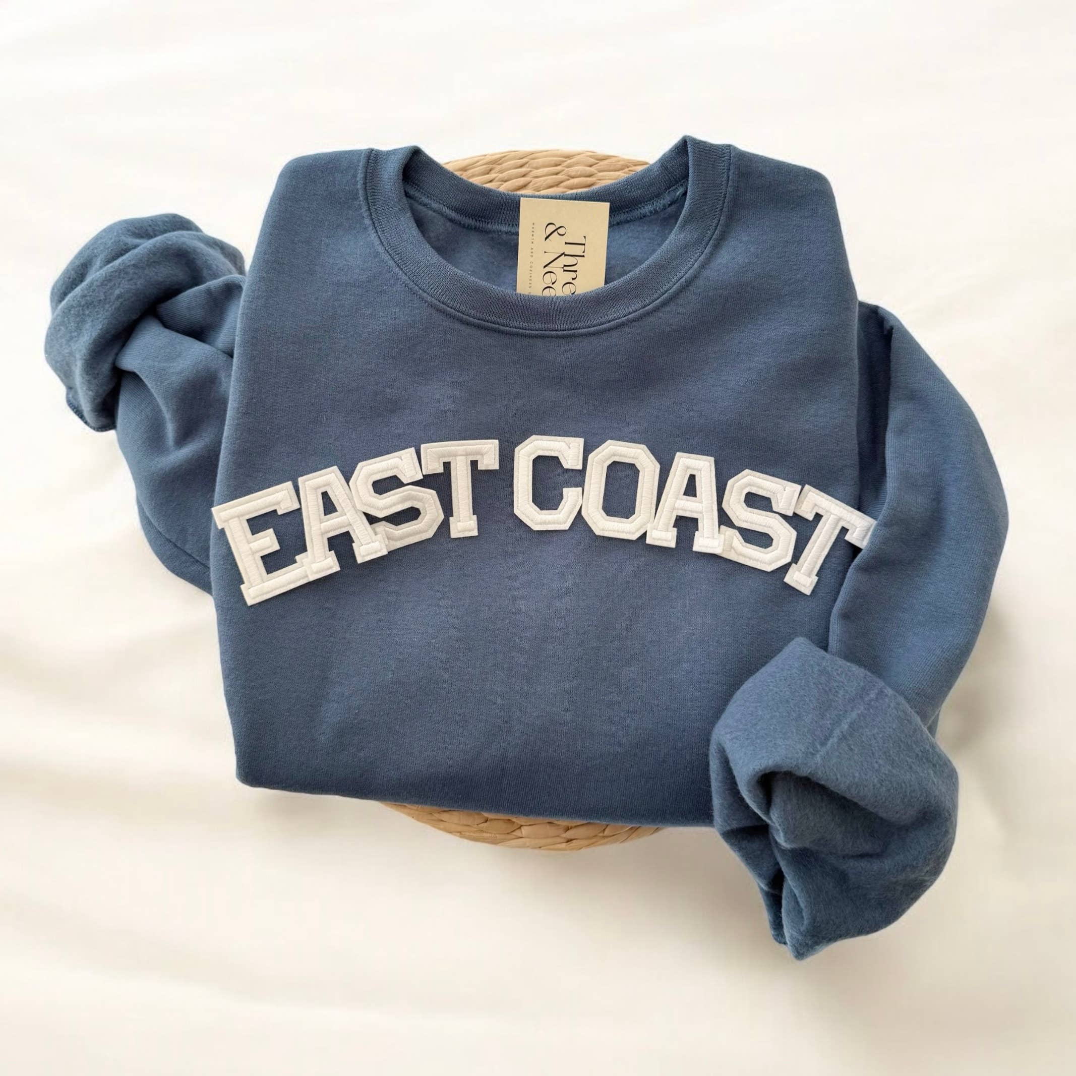 East Coast Crewneck Sweatshirt T-Shirts, Hoodie | PodTeesHub.com