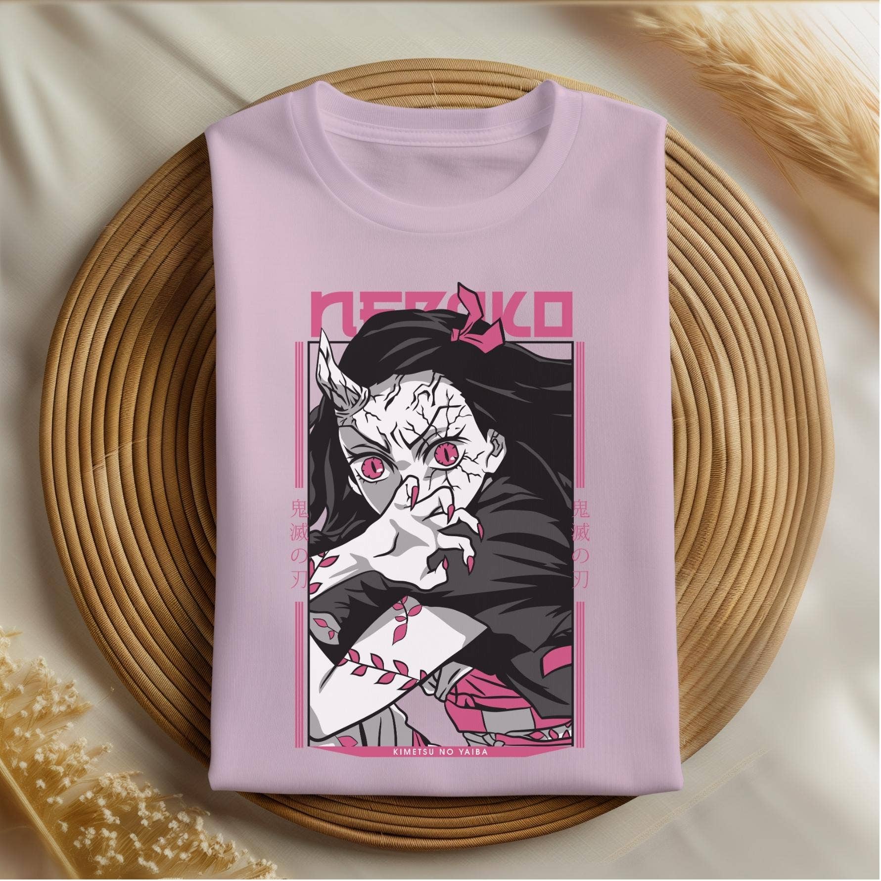 Demon Nezuko Graphic Sweatshirt – Anime Harajuku Streetwear T-Shirts, Hoodie | PodTeesHub.com