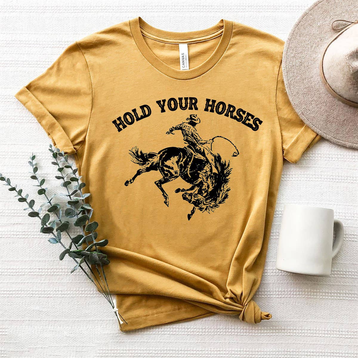 Hold Your Horses T-Shirt - Sassy Quote Tees Hoodie, Sweatshirt | PodTeesHub.com