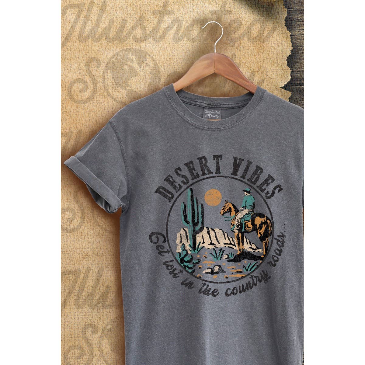Desert Vibes Vintage Graphic  Tee Hoodie, Sweatshirt | PodTeesHub.com