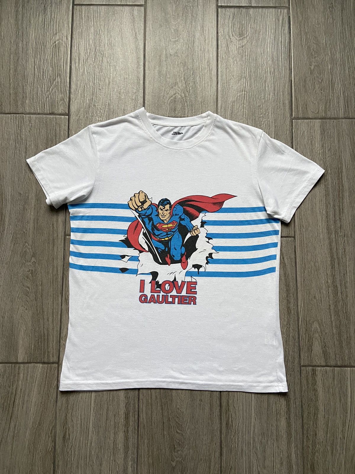 Paul Gaultier Jean Paul Gaultier I Love Gaultier Superman T-Shirts, Hoodie, Sweatshirt
