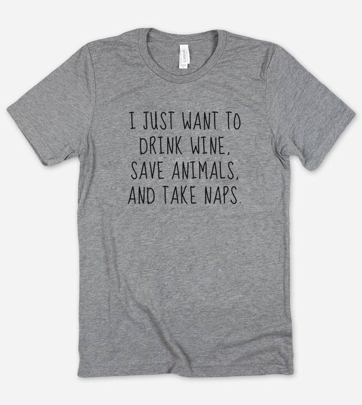I Just Want To Drink Wine - Animal Lover Wine Nerd T-Shirt Hoodie, Sweatshirt | PodTeesHub.com