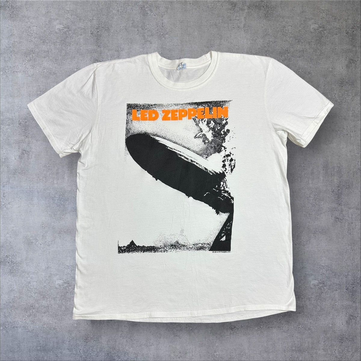 Zeppelin 2014 Led Zeppelin White Band Tee T Shirt Hoodie, Sweatshirt | PodTeesHub.com