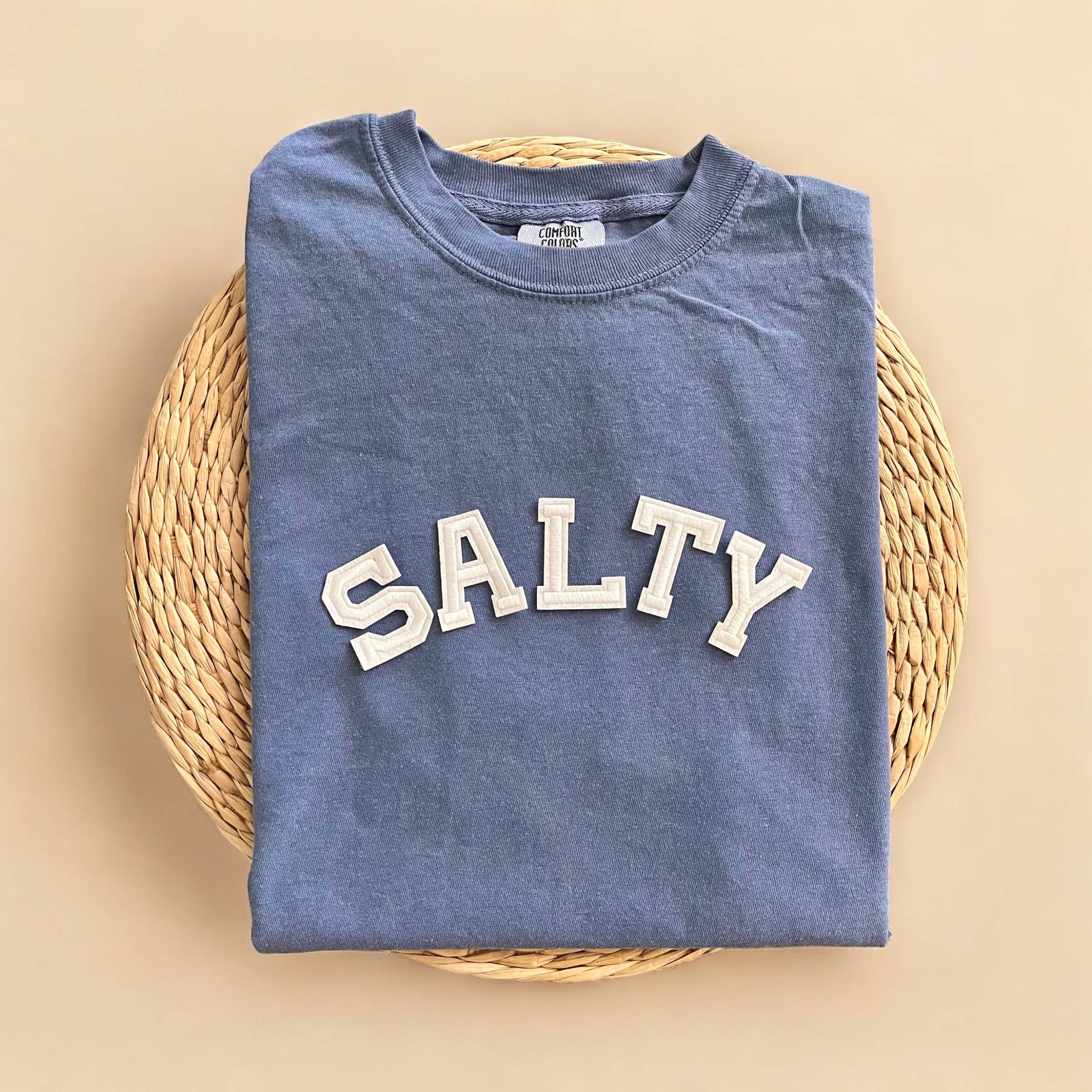 Comfort Colors Salty Tee Shirt, Beach Tees Hoodie, Sweatshirt | PodTeesHub.com