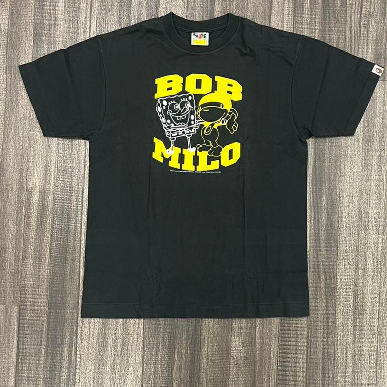 Black Yellow Bape Spongebob T-Shirts, Hoodie, Sweatshirt | PodTeesHub.com
