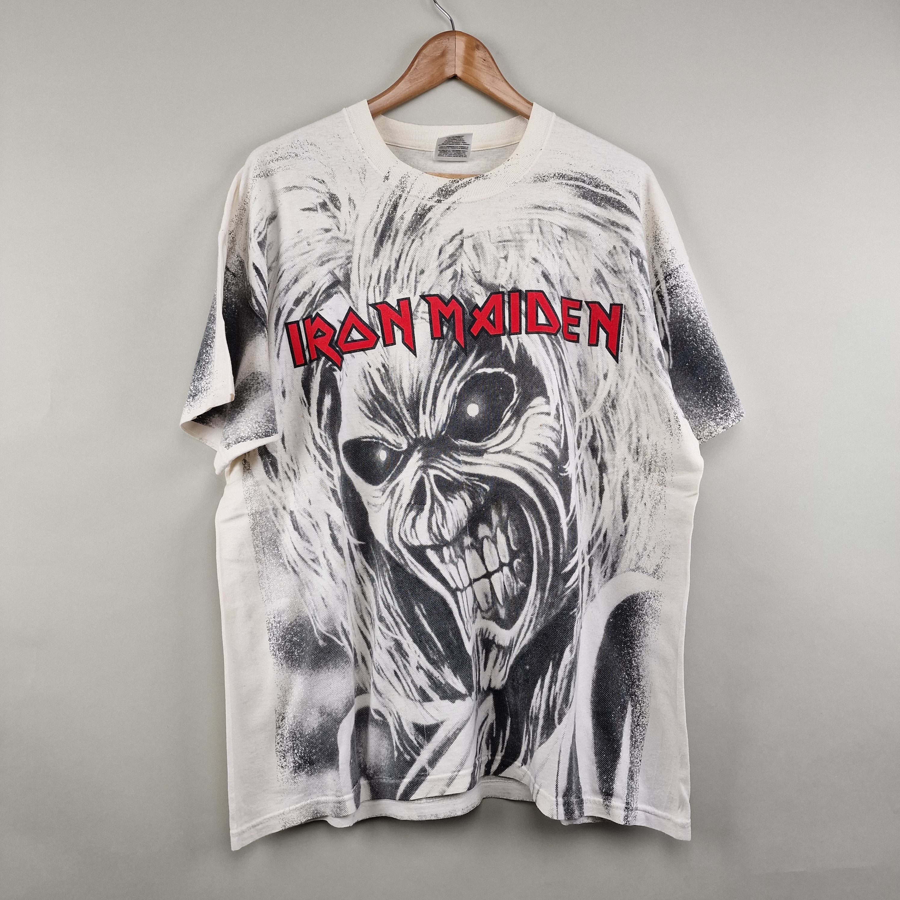 Iron Maiden X Vintage 1999 Iron Maiden Killer All Over Print Eddie 90s T-Shirts, Hoodie, Sweatshirt | PodTeesHub.com