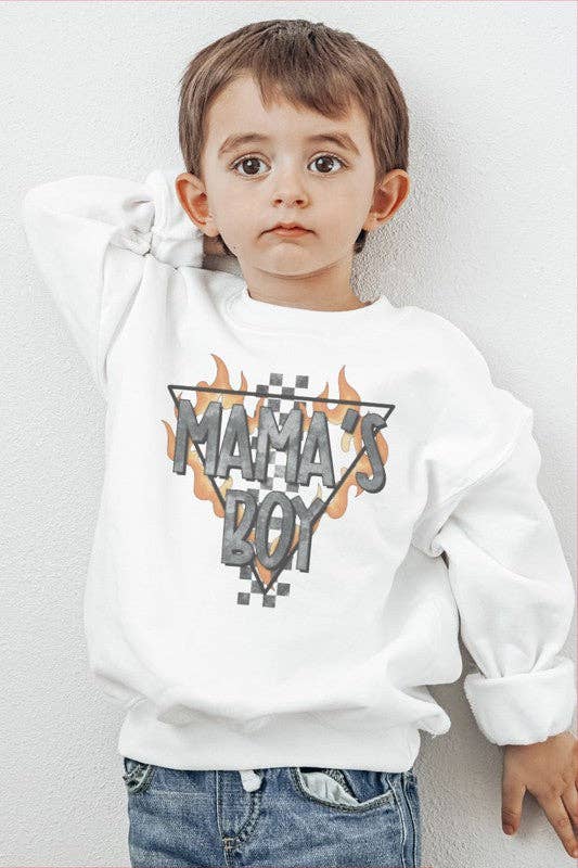 Mama's Boy Kids Sweatshirt T-Shirts, Hoodie | PodTeesHub.com
