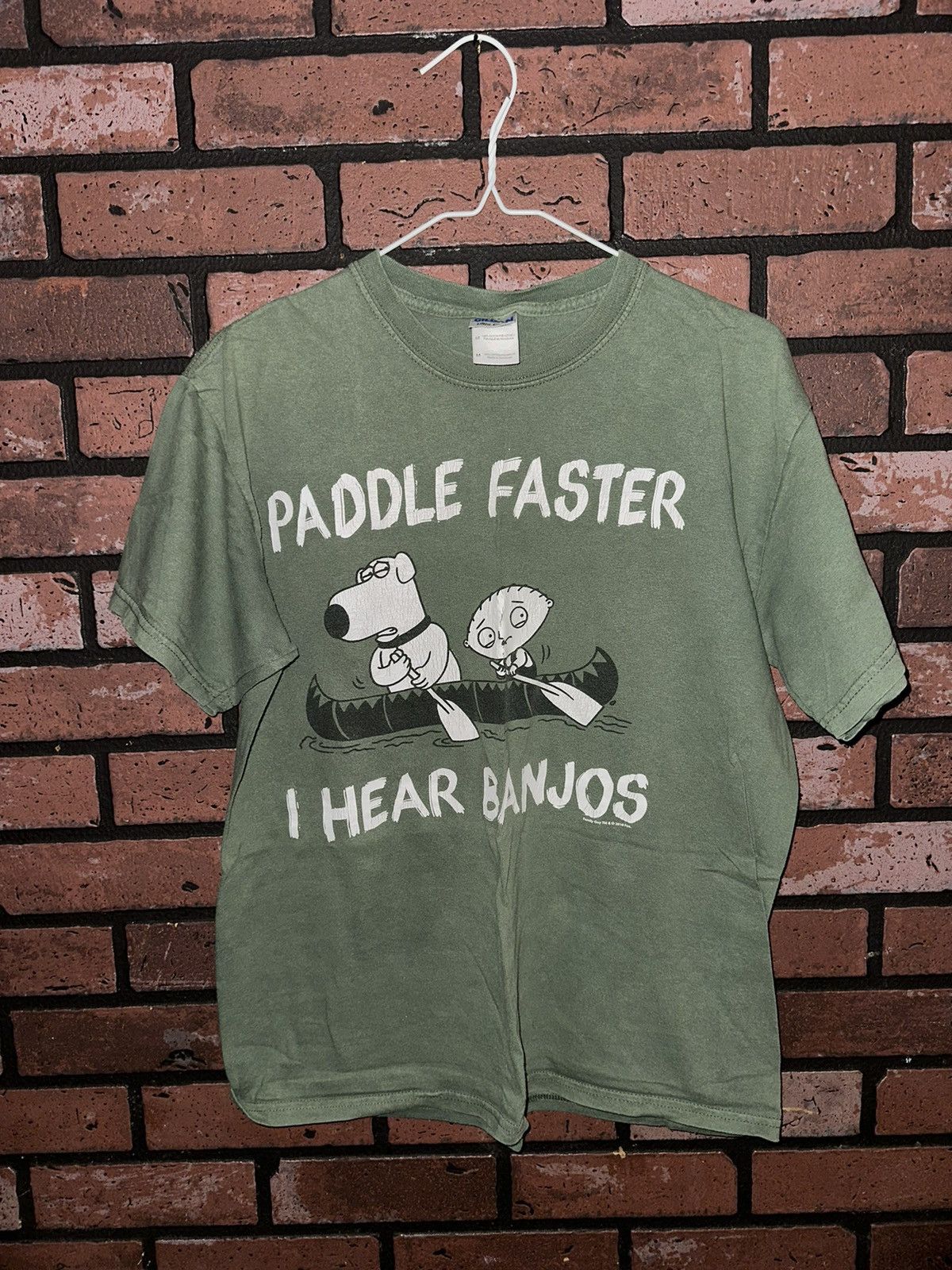 Vintage Family Guy Shirt Paddle Faster Hoodie, Sweatshirt | PodTeesHub.com