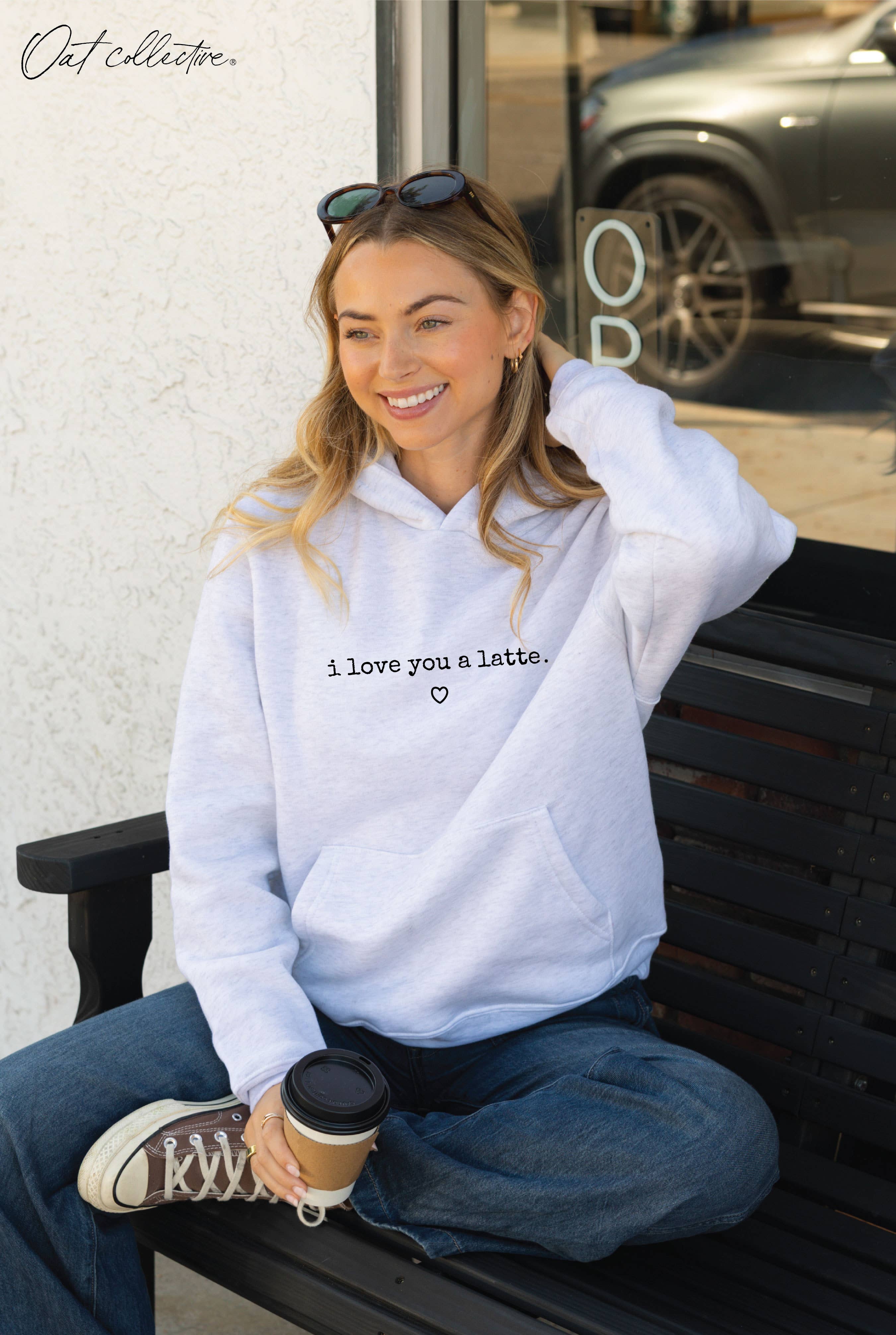 I Love You A Latte Hoodie Pullover Sweatshirt T-Shirts | PodTeesHub.com