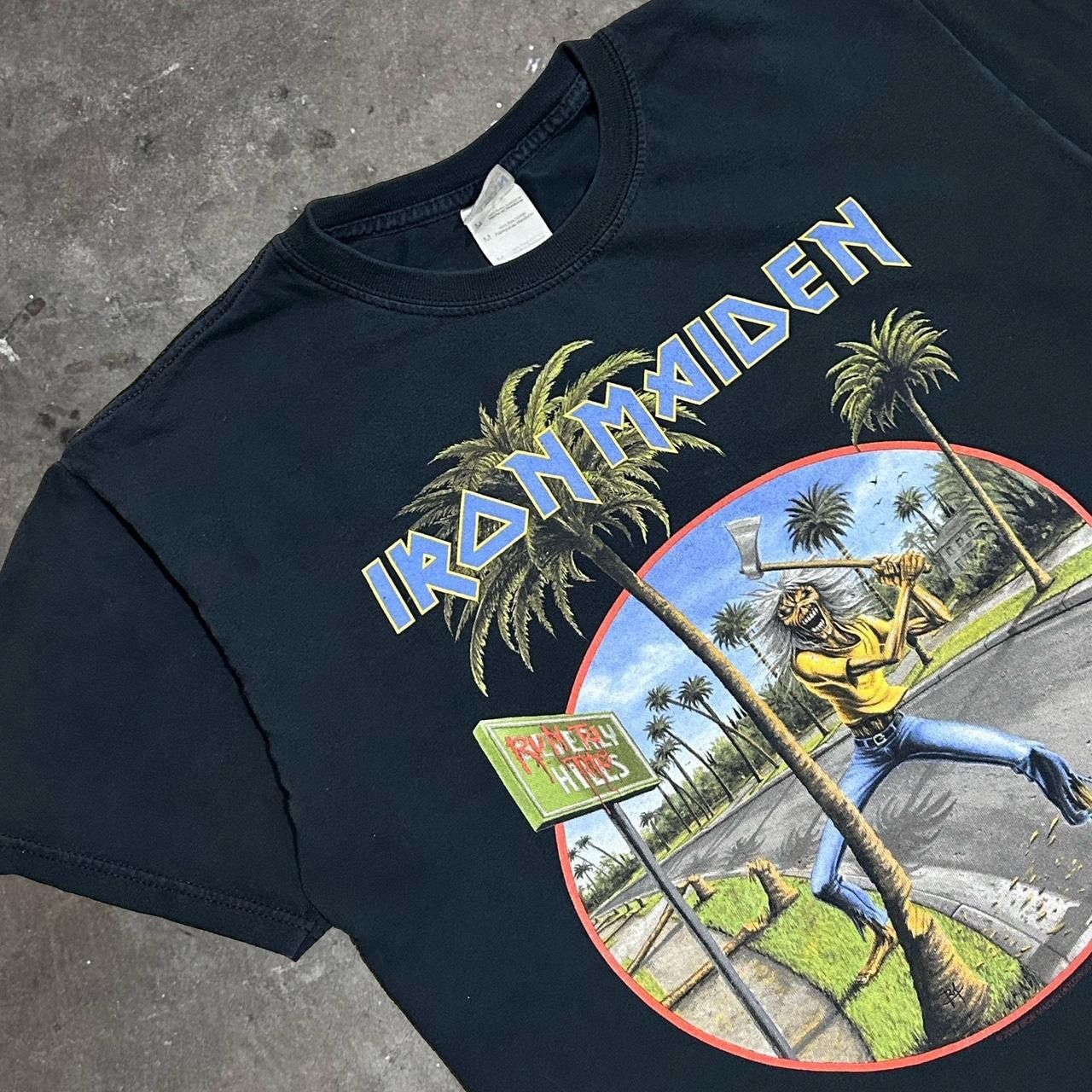 Iron Maiden X Vintage Vintage Band Iron Maiden 2008 La Irvine Meadows Tour T-Shirts, Hoodie, Sweatshirt