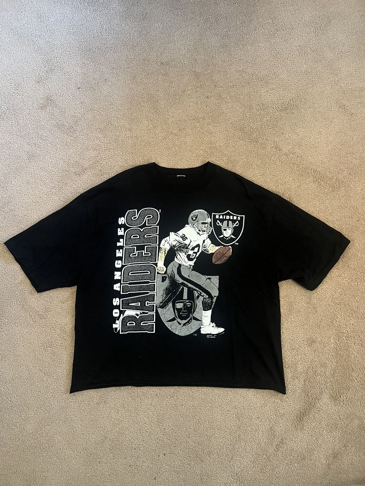 Vintage Los Angeles Raiders T Shirt Boxy Fit Hoodie, Sweatshirt | PodTeesHub.com