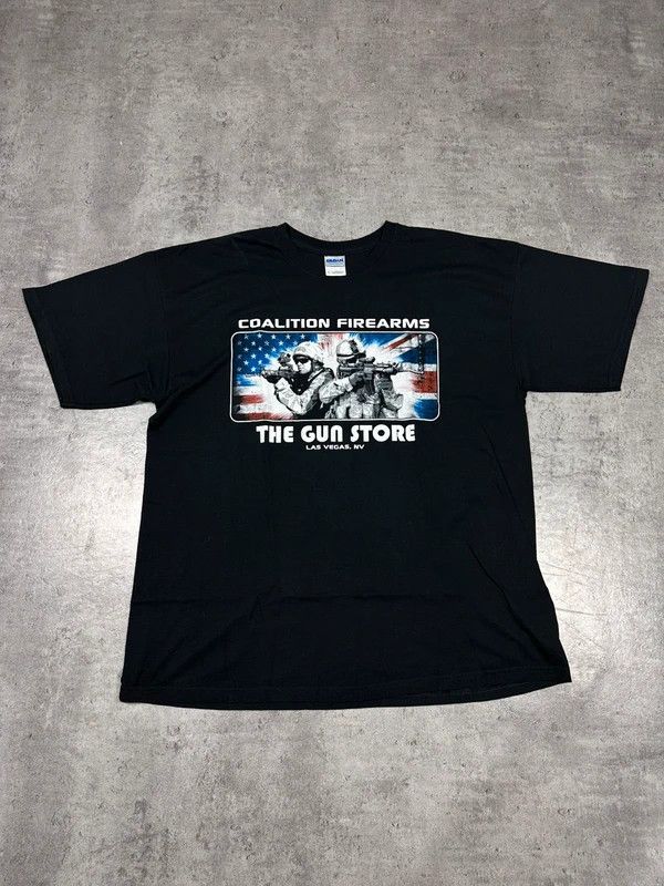 Vintage Las Vegas Usa Gunstore Tee Swat Military Army T Shirt Hoodie, Sweatshirt | PodTeesHub.com