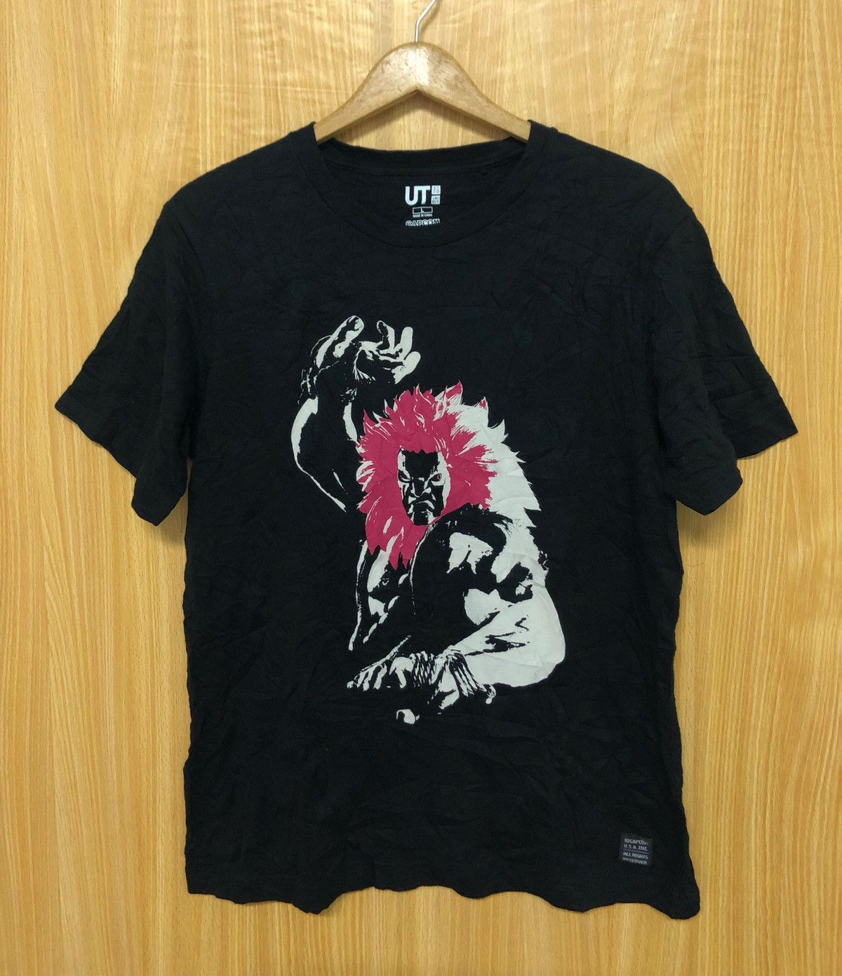 Vintage Street Fighter T Shirt L Akuma Ryu Ken Gaming Evos Hoodie, Sweatshirt | PodTeesHub.com