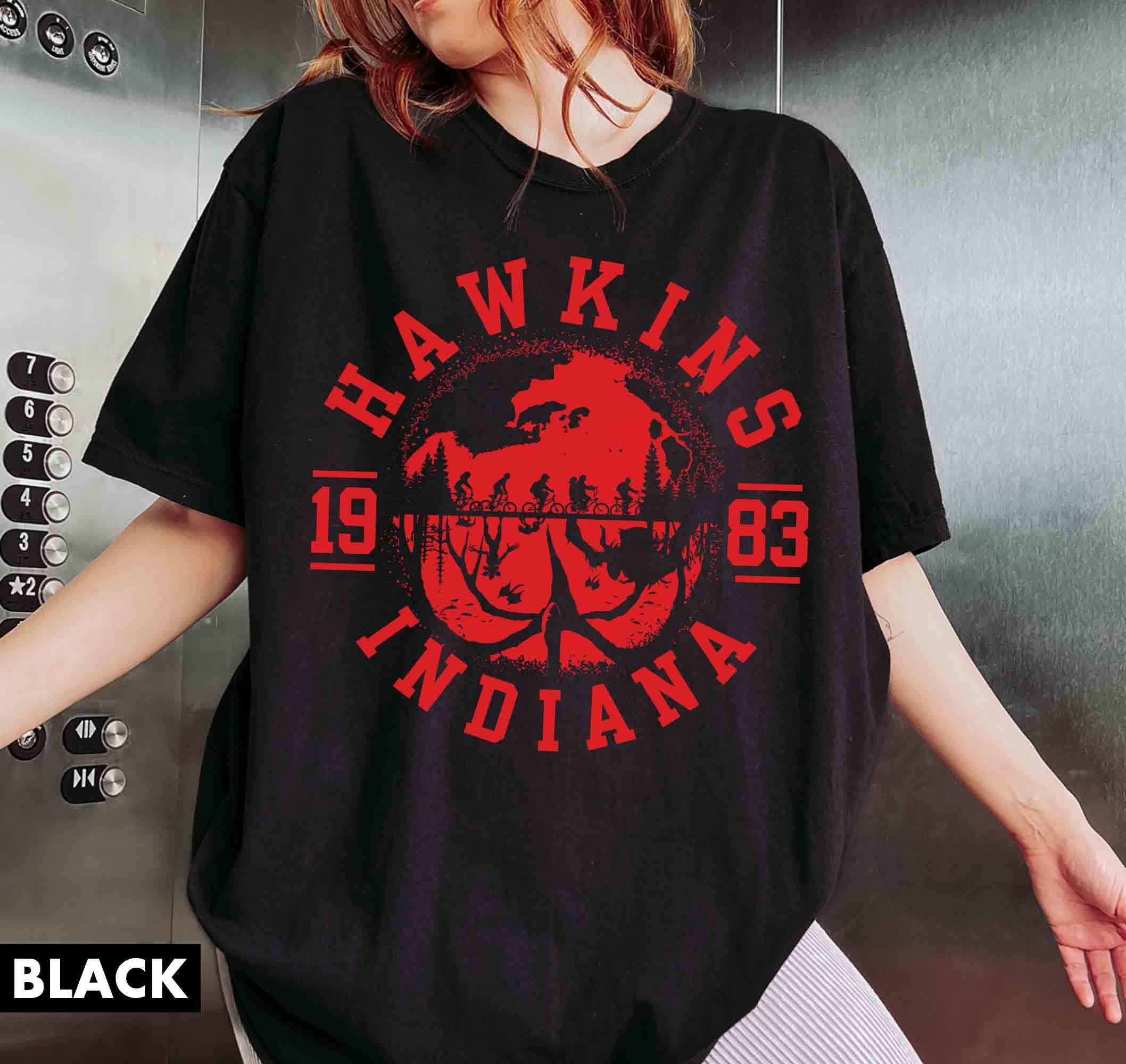 Upside Down Hawkins 1983 Movie Lover Shirt Hoodie, Sweatshirt | PodTeesHub.com
