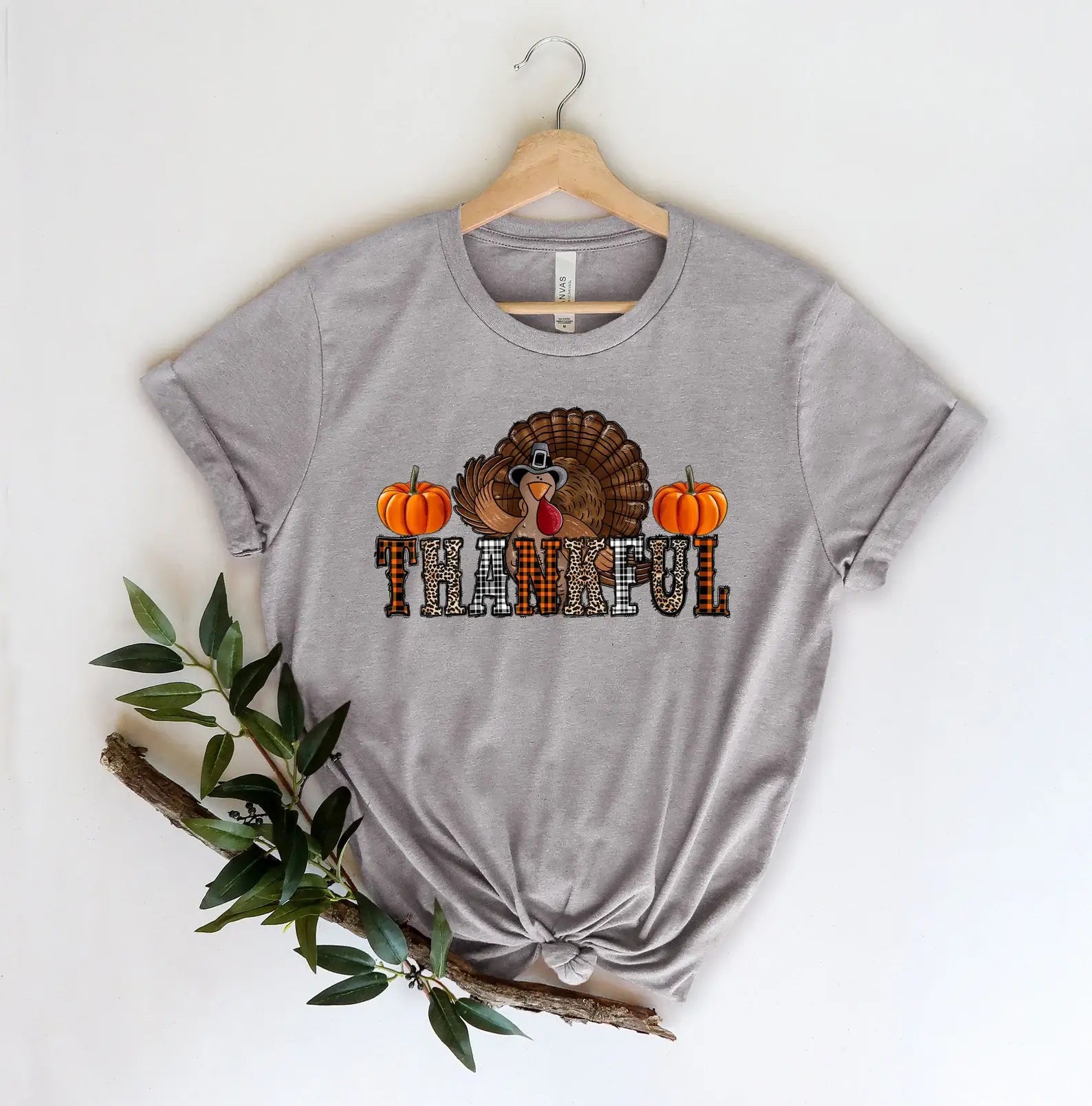 Thankful Turkey T-Shirt Hoodie, Sweatshirt | PodTeesHub.com