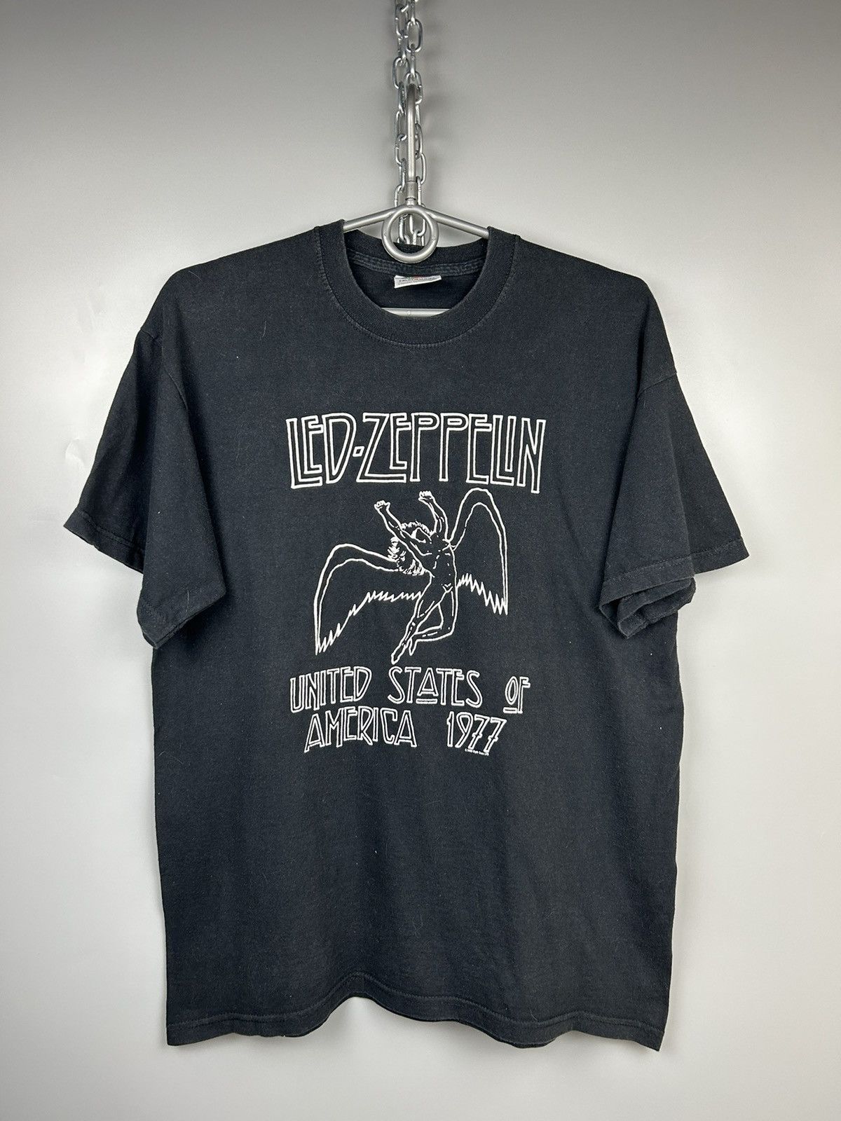 Led Zeppelin X Vintage Vintage 2000s Led Zeppelin Swan Song Angel Band T Shirt Hoodie, Sweatshirt | PodTeesHub.com