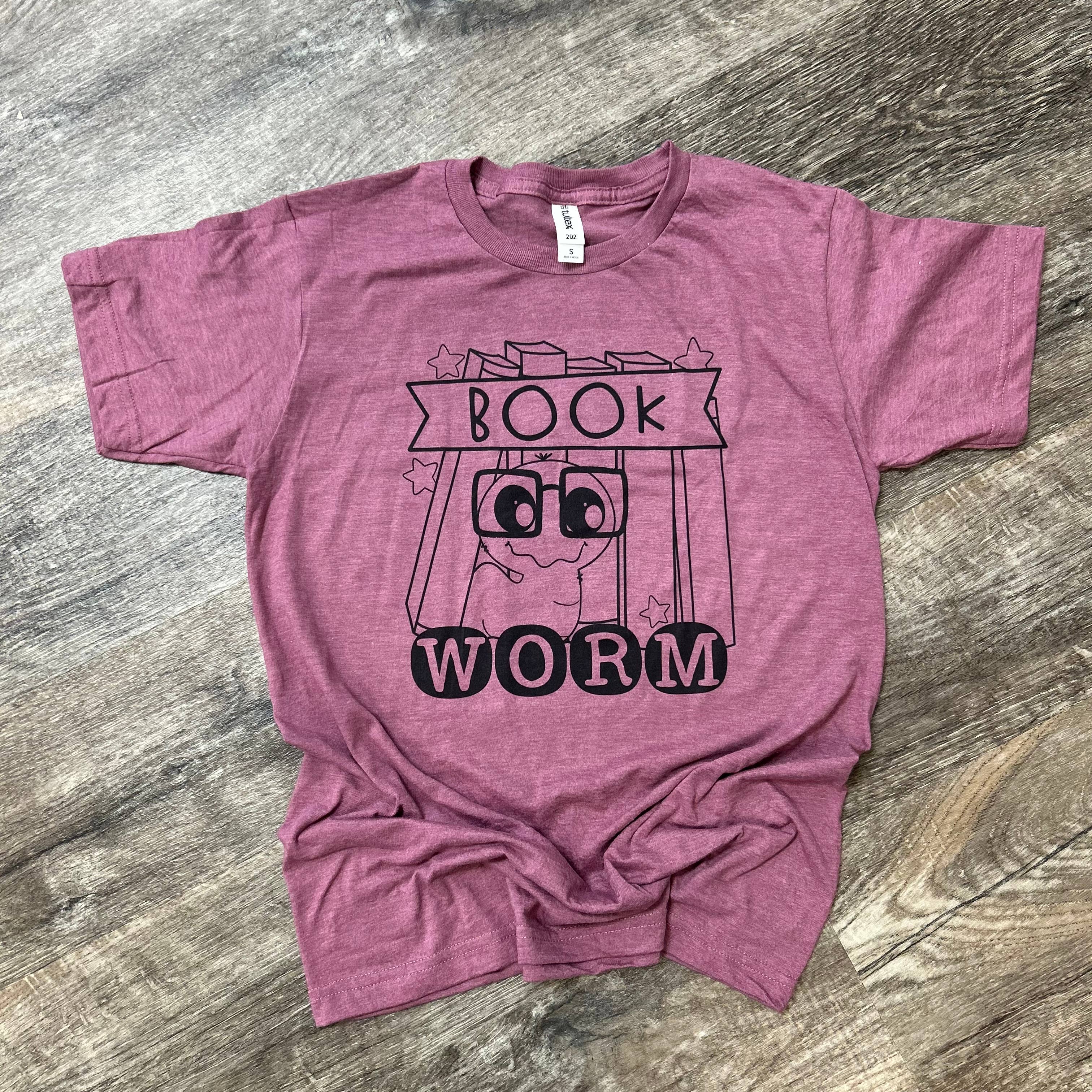 Book Worm On Cassis Tee Hoodie, Sweatshirt | PodTeesHub.com