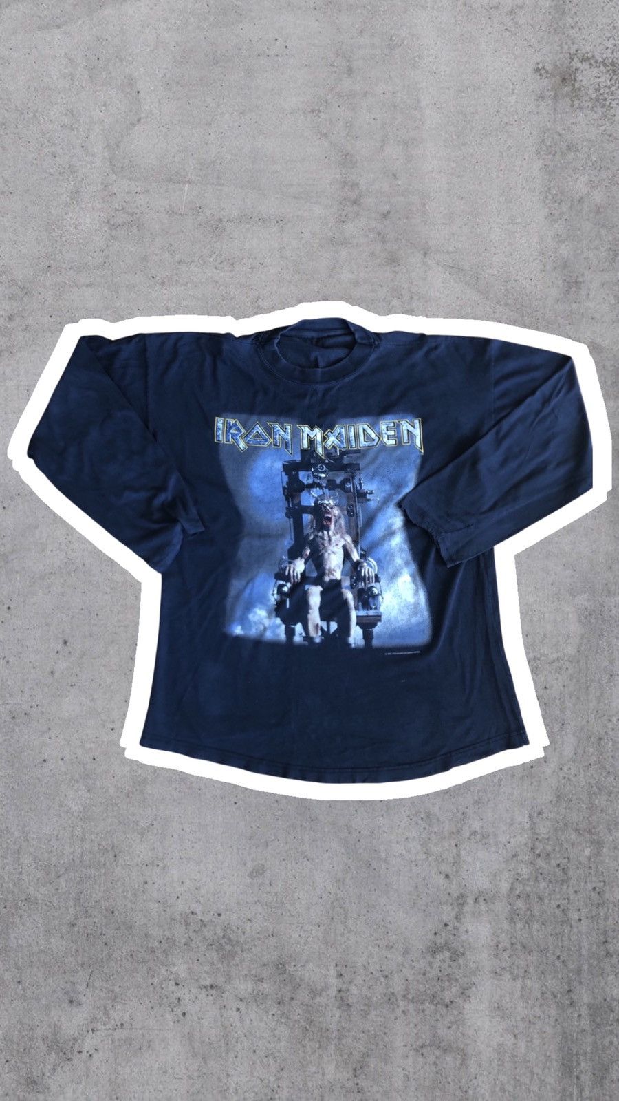Vintage 1995 Iron Maiden Xfac Tour Faded T-Shirts, Hoodie, Sweatshirt | PodTeesHub.com