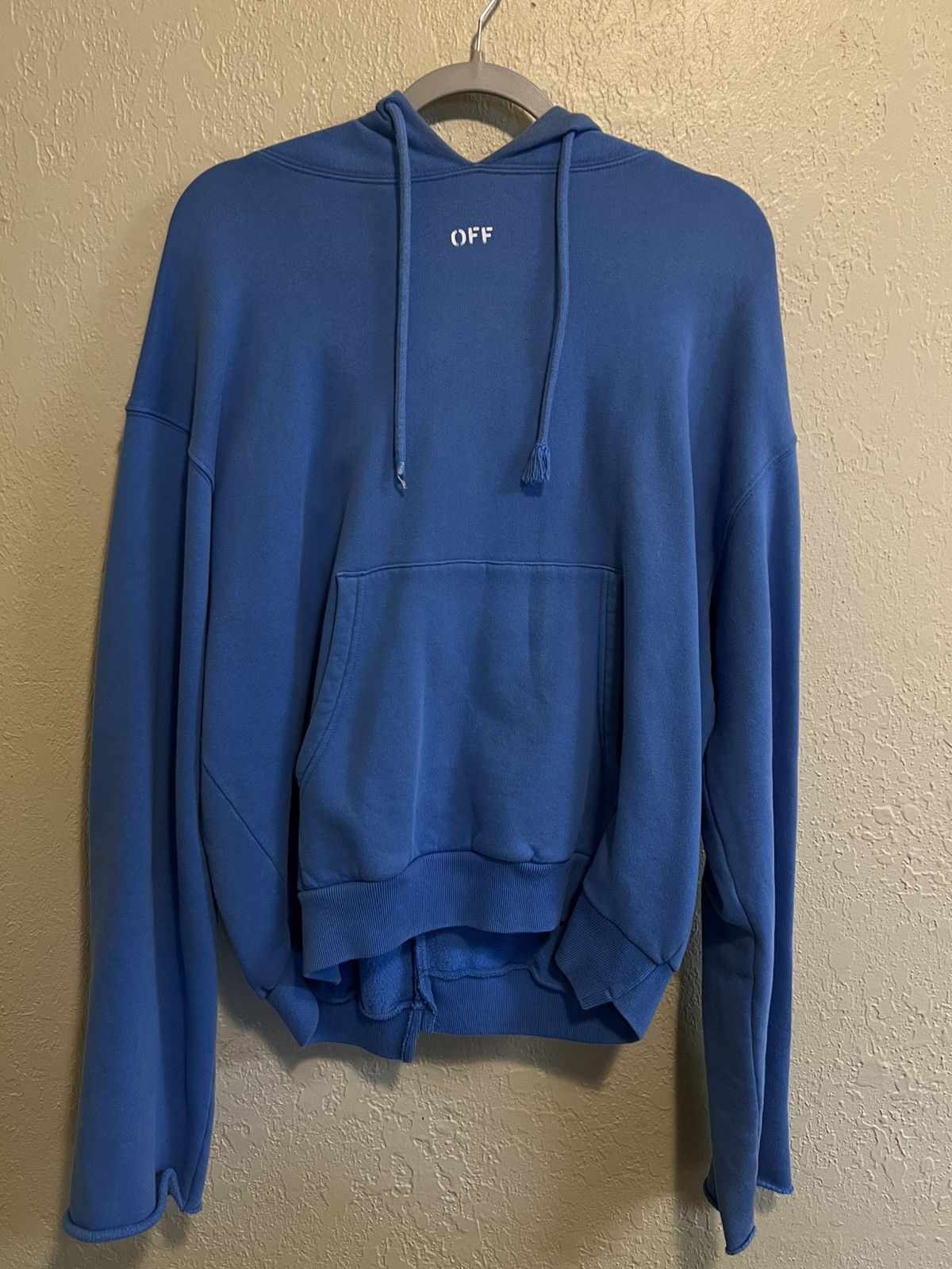 White Off White Safety Cropped Hoodie T-Shirts, Sweatshirt | PodTeesHub.com