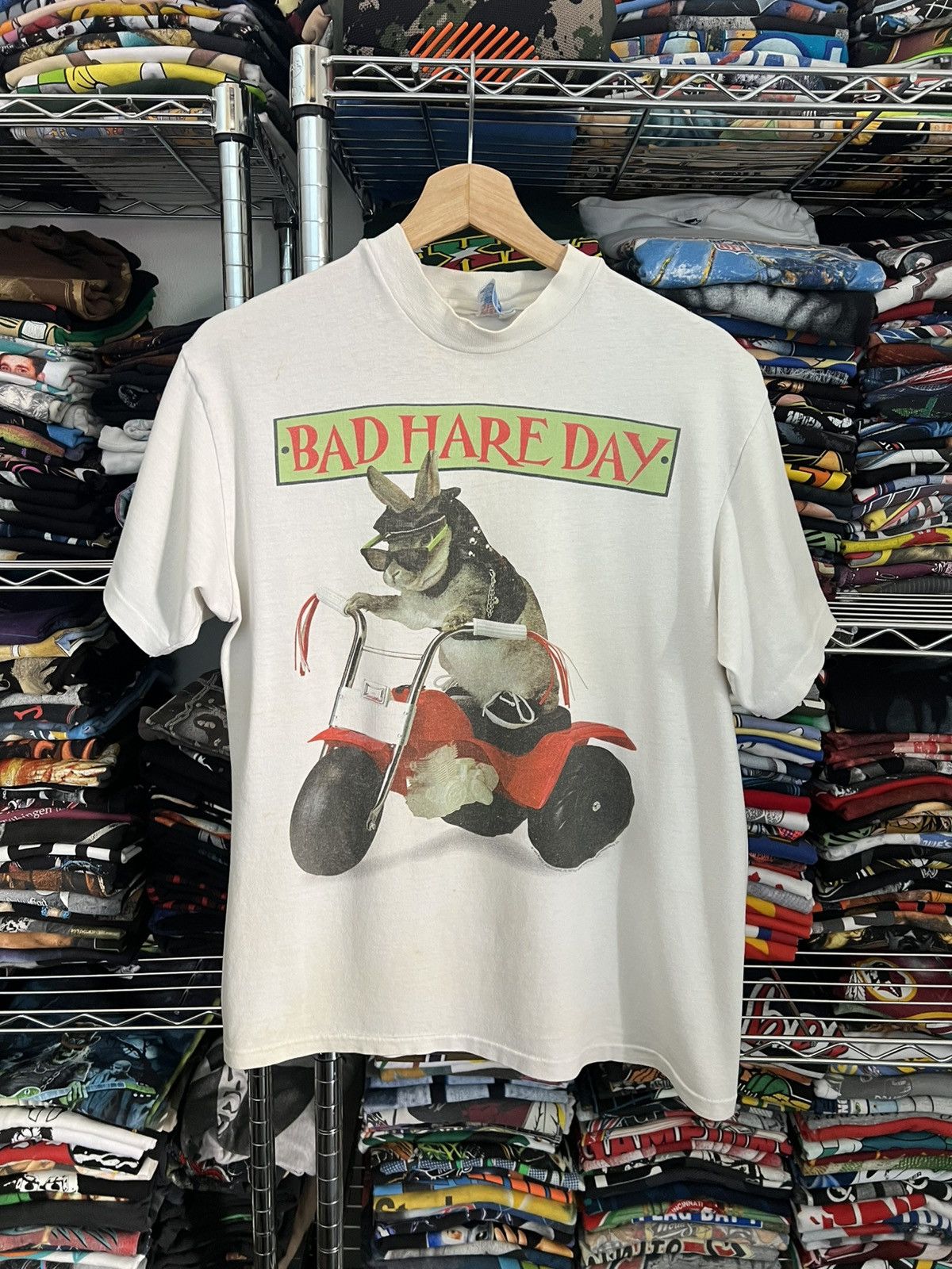 Hanes 1994 Goosebumps Bad Hare Day Rabbit Movie Tee Hoodie, Sweatshirt | PodTeesHub.com