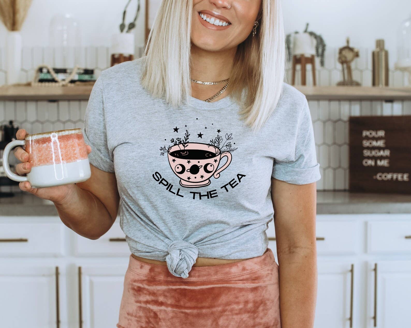 Spill the Tea T-Shirt Hoodie, Sweatshirt | PodTeesHub.com
