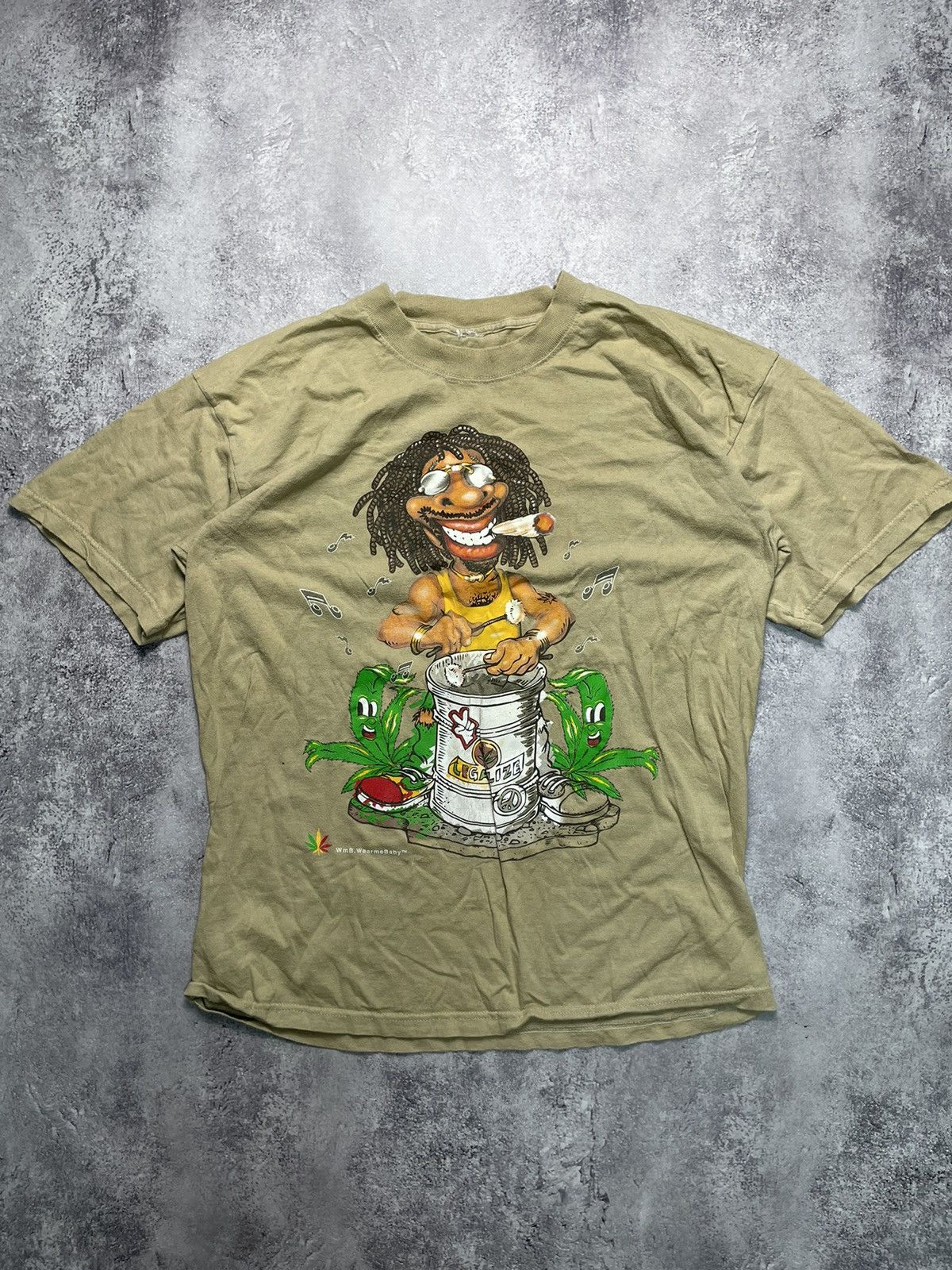 Band Tees Vtg Wear Me Baby Rasta Weed Graphic 90s Y2k Streetwear Tee Hoodie, Sweatshirt | PodTeesHub.com