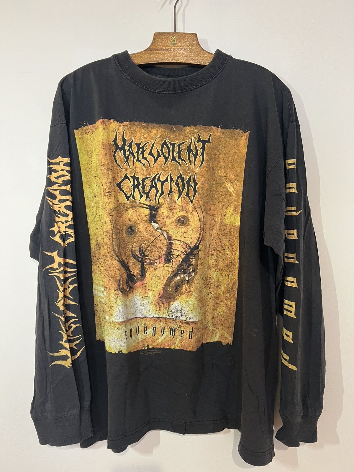 Band Tees Malevolent Creation Ls Early Y2k Shirt Tour Vinatge Hoodie, Sweatshirt | PodTeesHub.com