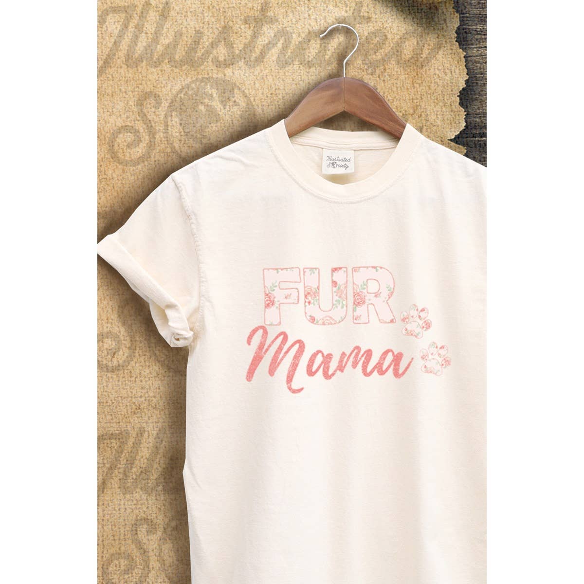 Fur Mama Graphic Tee Hoodie, Sweatshirt | PodTeesHub.com