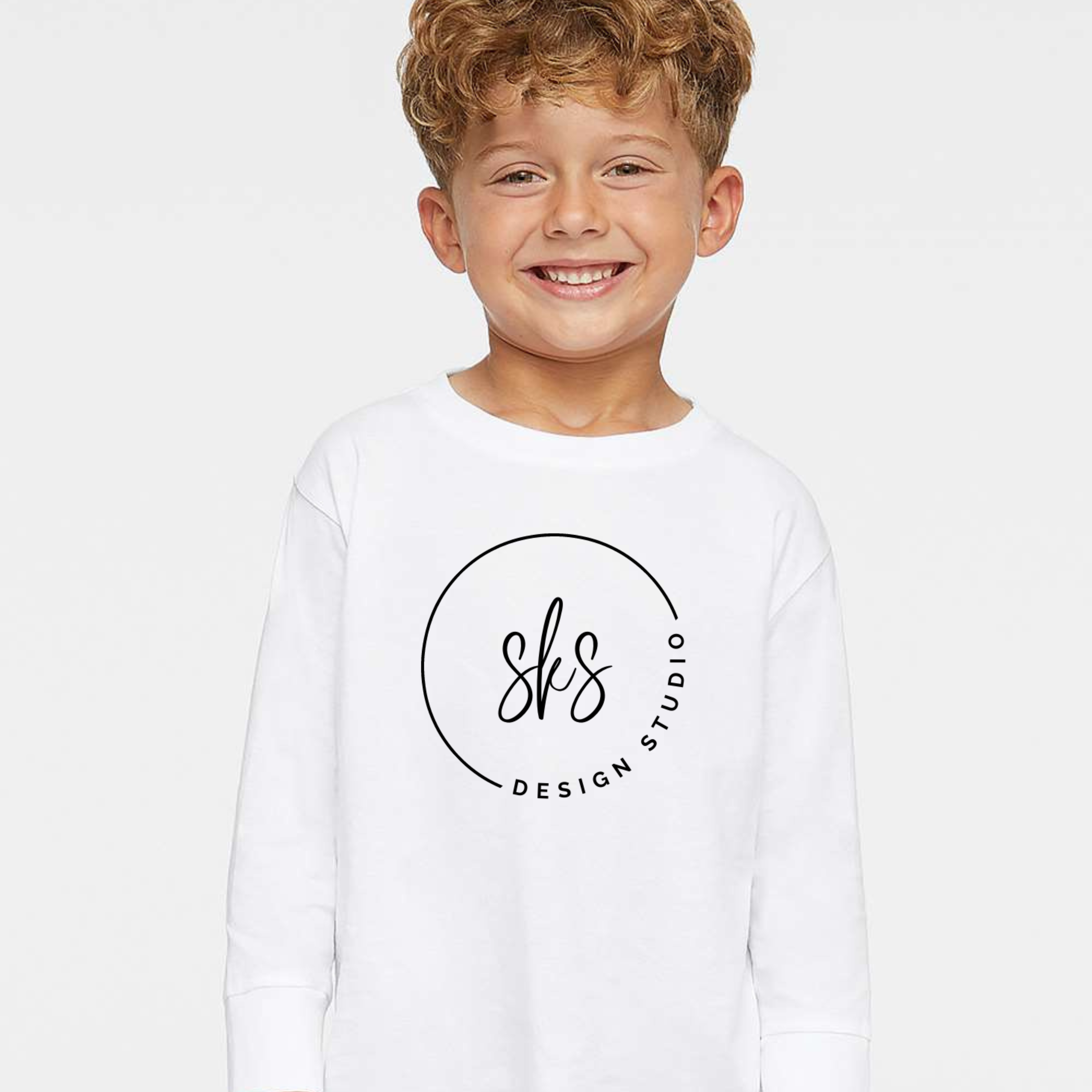 Custom Logo | Toddler Long Sleeve Shirt [Rabbit Skins] Hoodie, Sweatshirt | PodTeesHub.com