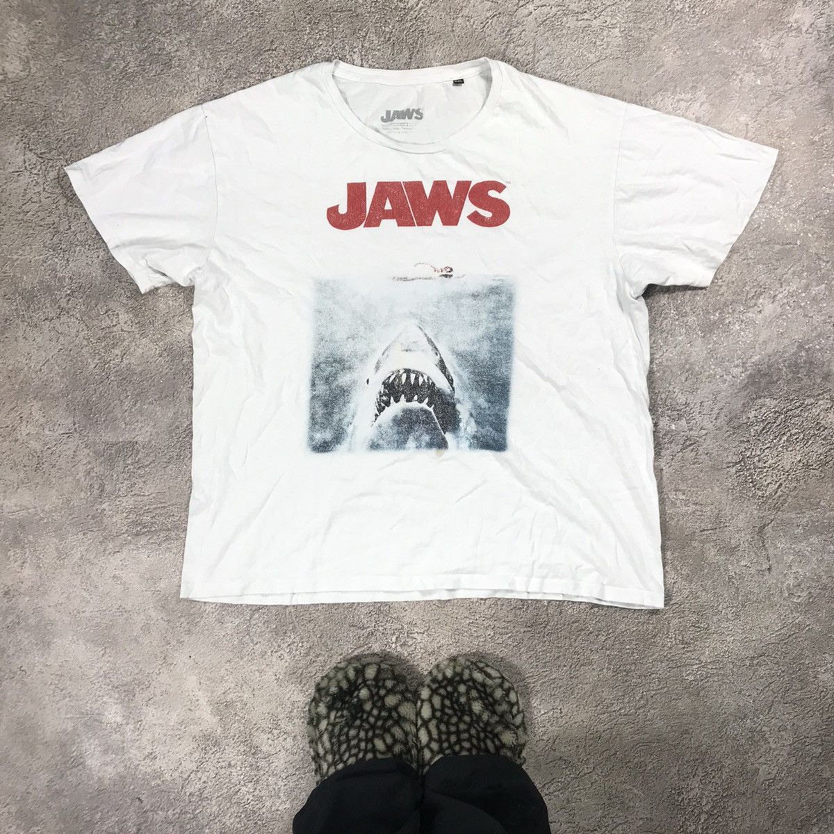 Vintage Y2k Band Tee Jaws Film Cinema Shark Hoodie, Sweatshirt | PodTeesHub.com