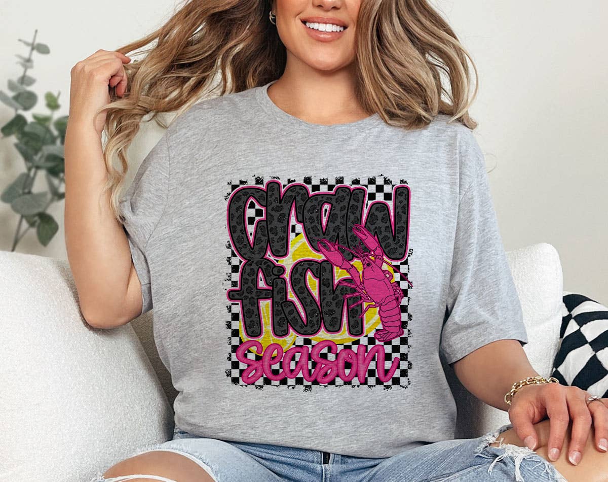 Crawfish Season - Southern Cajun Food T-Shirt Hoodie, Sweatshirt | PodTeesHub.com