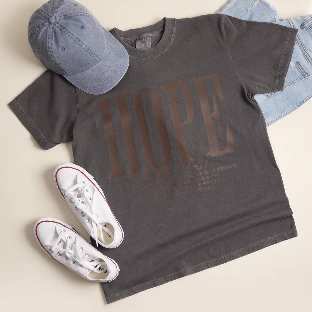 Hope Isaiah 40:31 Garment-Dyed Heavy T-Shirt Hoodie, Sweatshirt | PodTeesHub.com