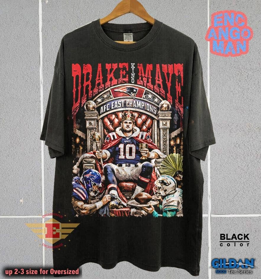 Drake-Maye 90S Football Tee - Game Day Ready Hoodie, Sweatshirt | PodTeesHub.com