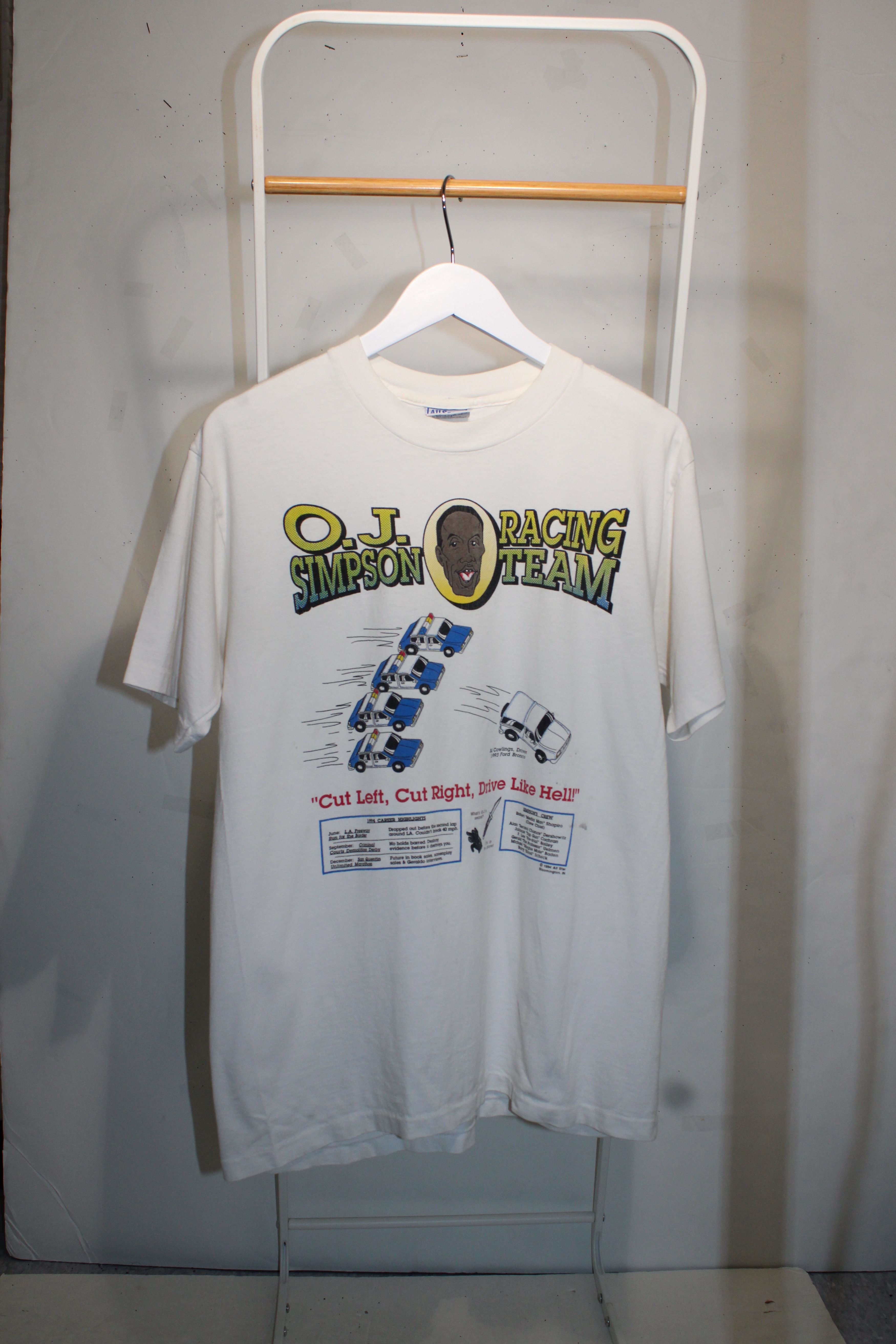 Vintage Oj Simpson T Shirt Racing Team Hoodie, Sweatshirt | PodTeesHub.com