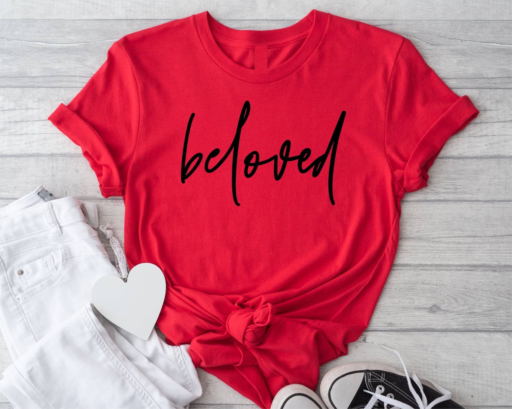 Christian Beloved Red Bella Spring Graphic Tee Free Ship Hoodie, Sweatshirt | PodTeesHub.com