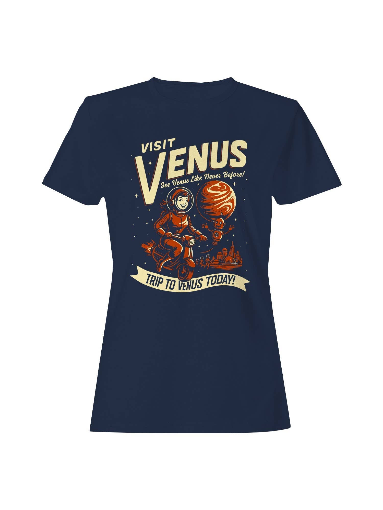 Visit Venus Adventure Poster Women's T-Shirt Hoodie, Sweatshirt | PodTeesHub.com
