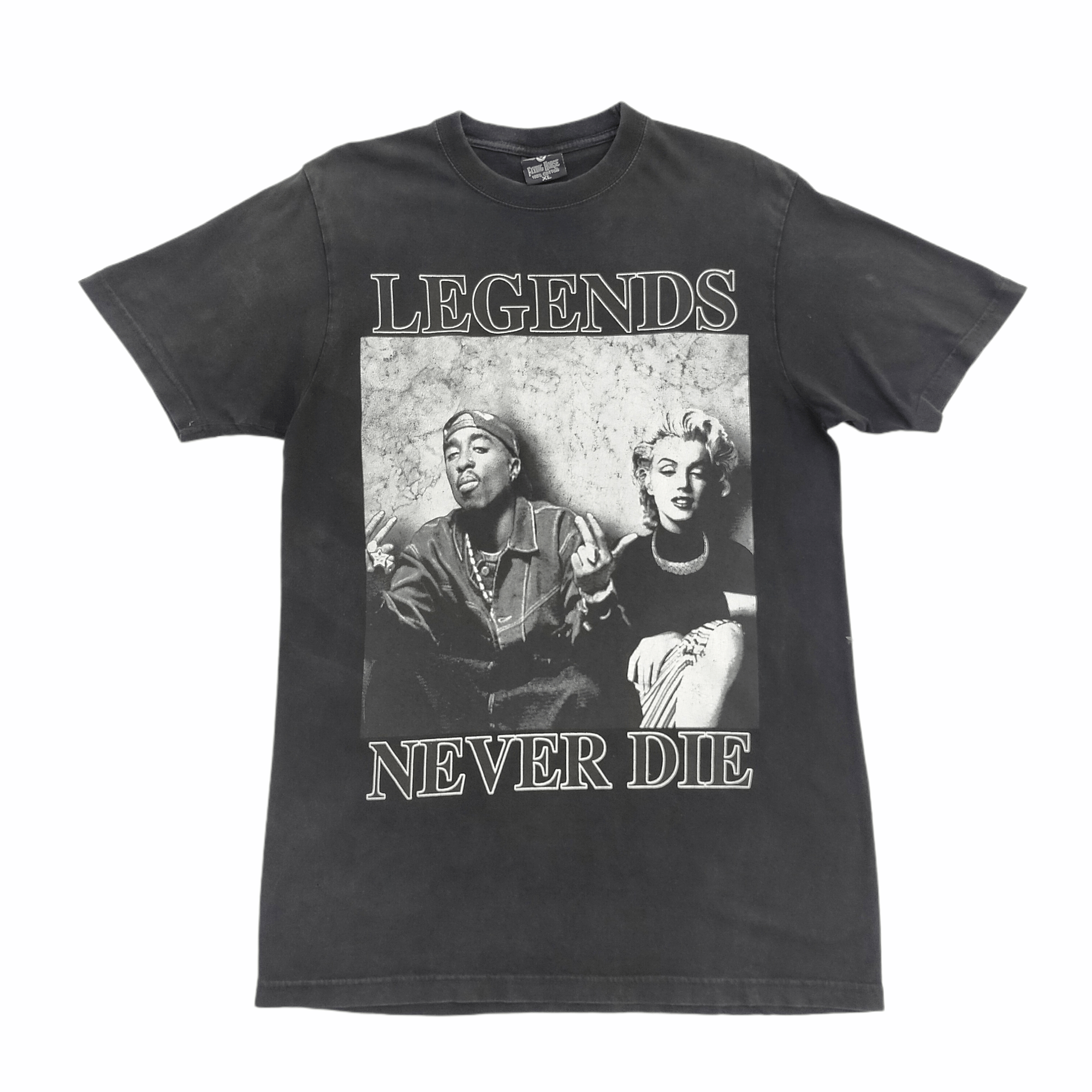Vintage 00s Tupac Marilyn Monroe Photo Tee Hoodie, Sweatshirt | PodTeesHub.com